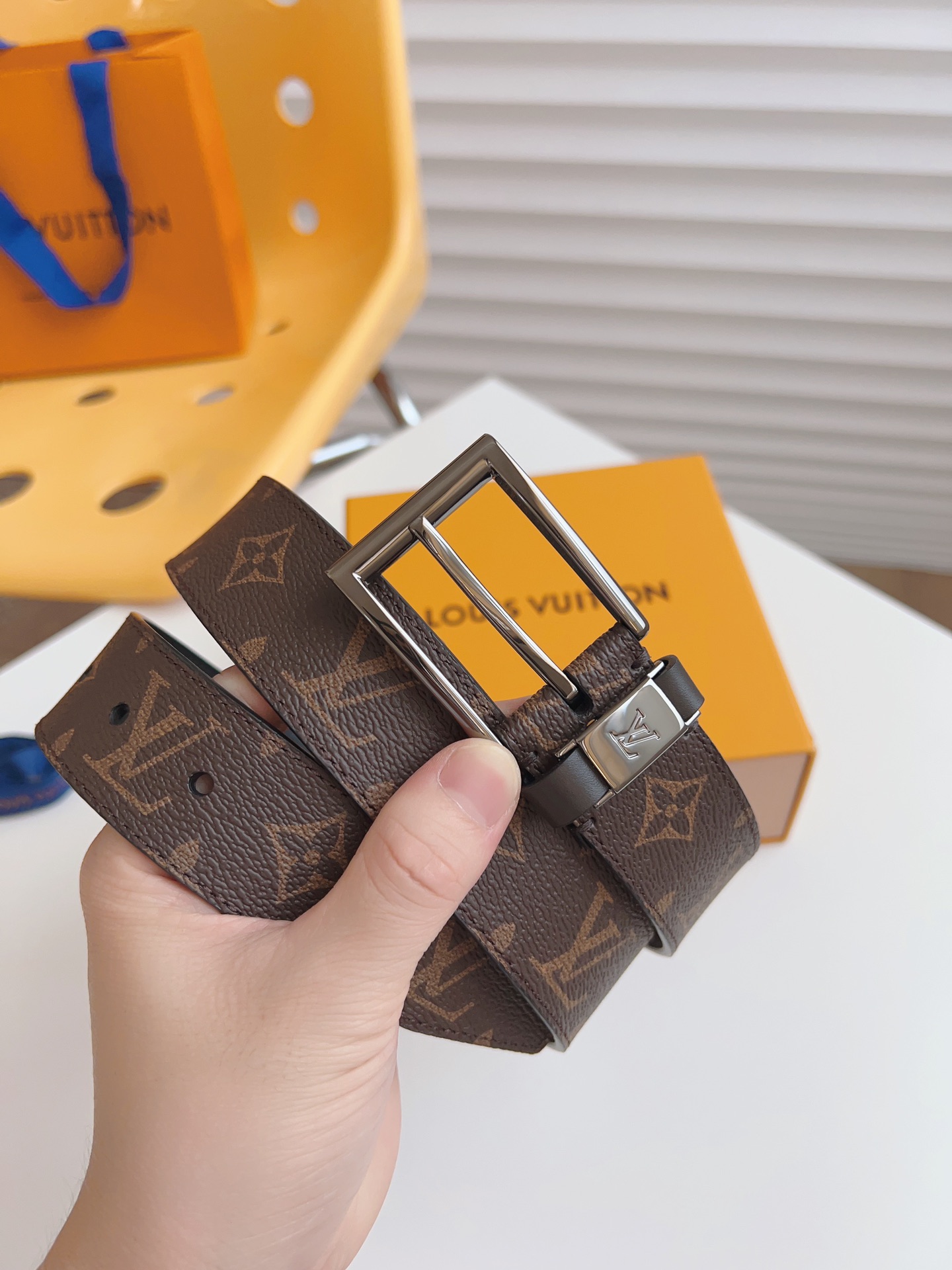 Louis Vuitton Male Basic Belt 35mm-l