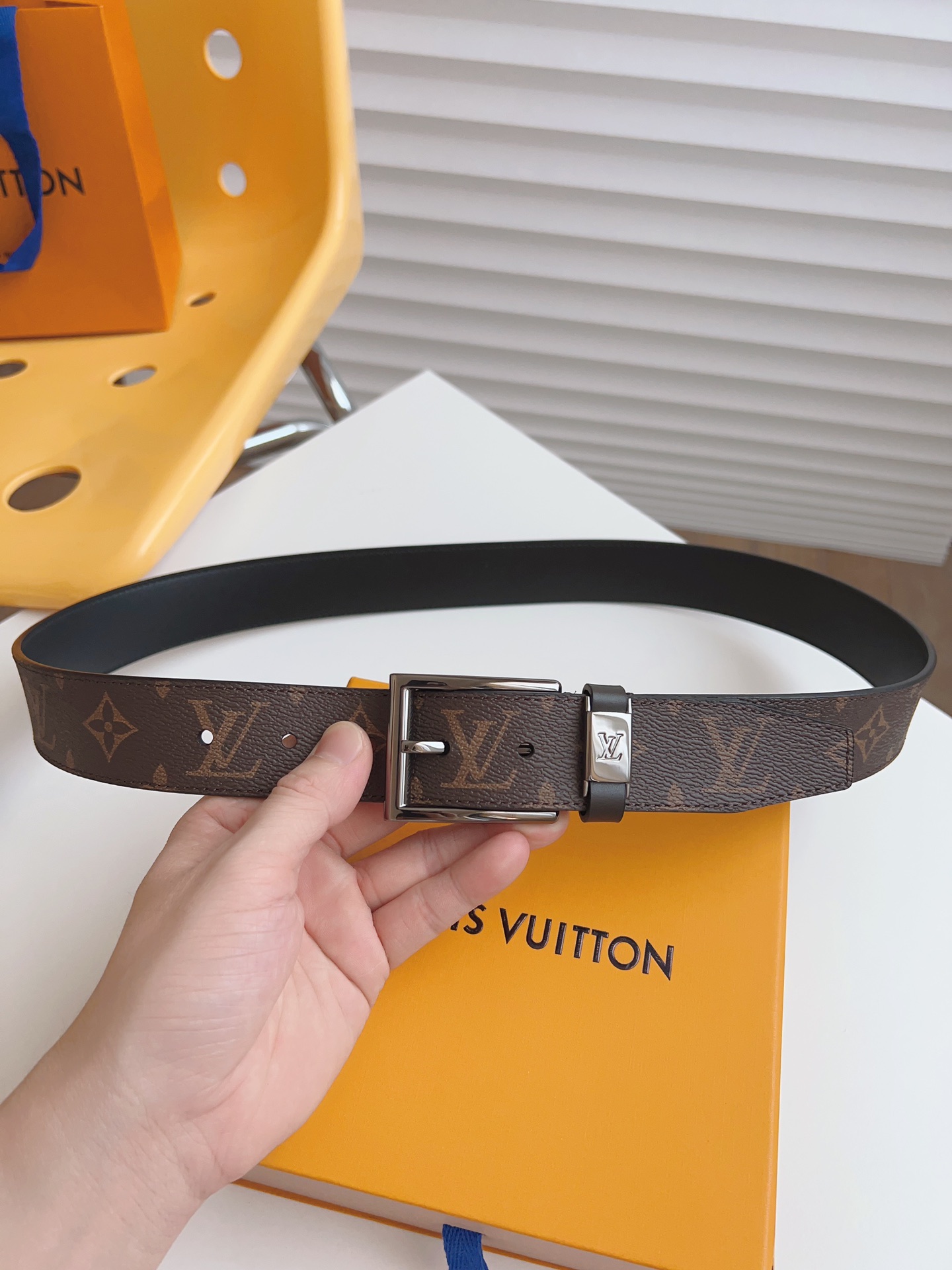 Louis Vuitton Male Basic Belt 35mm-l