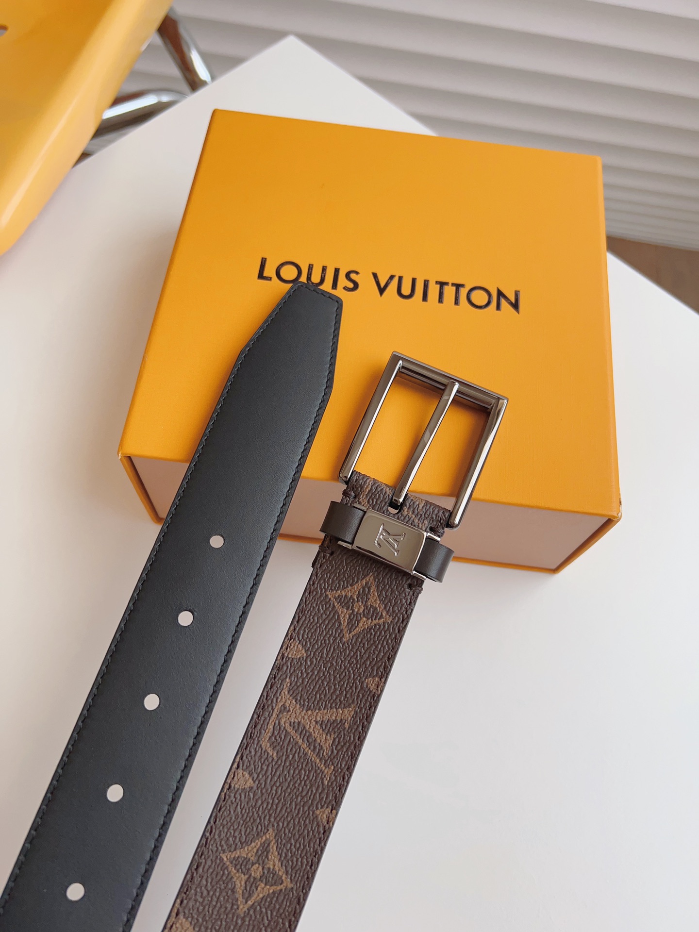 Louis Vuitton Male Basic Belt 35mm-l