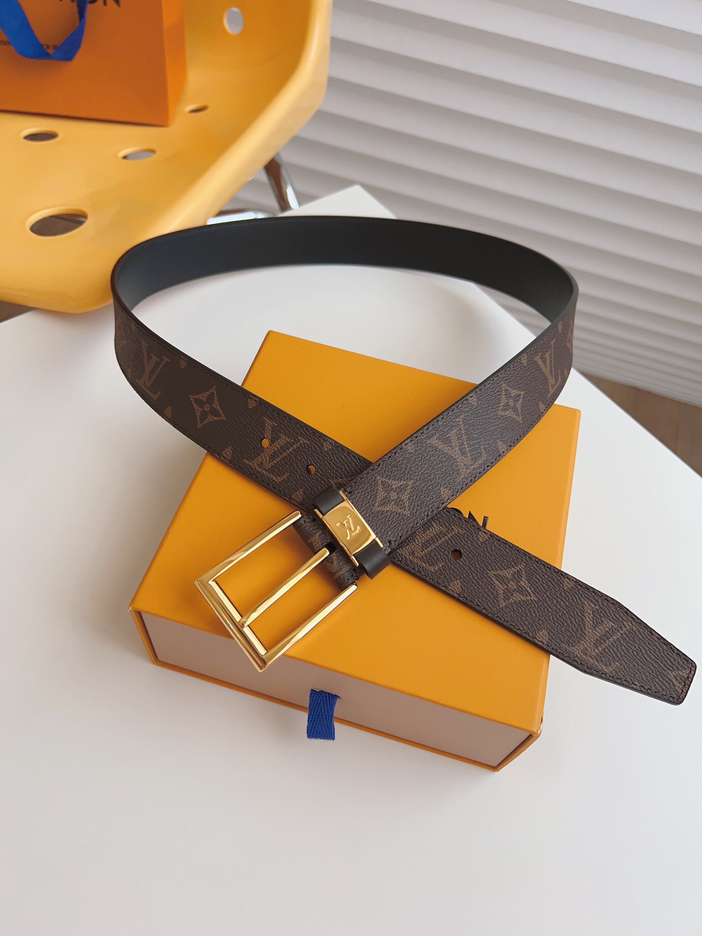 Louis Vuitton Male Basic Belt 35mm-l