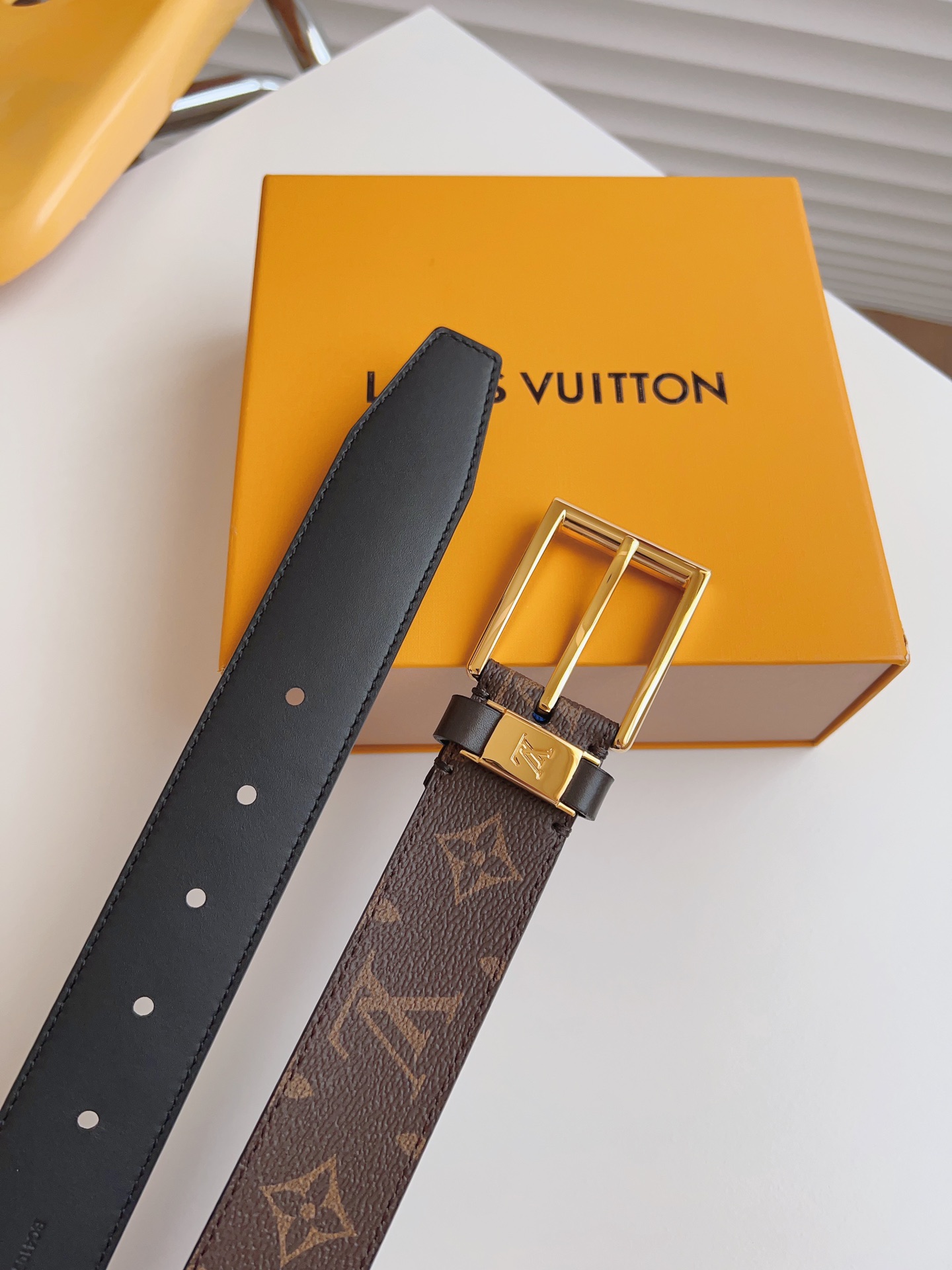 Louis Vuitton Male Basic Belt 35mm-l