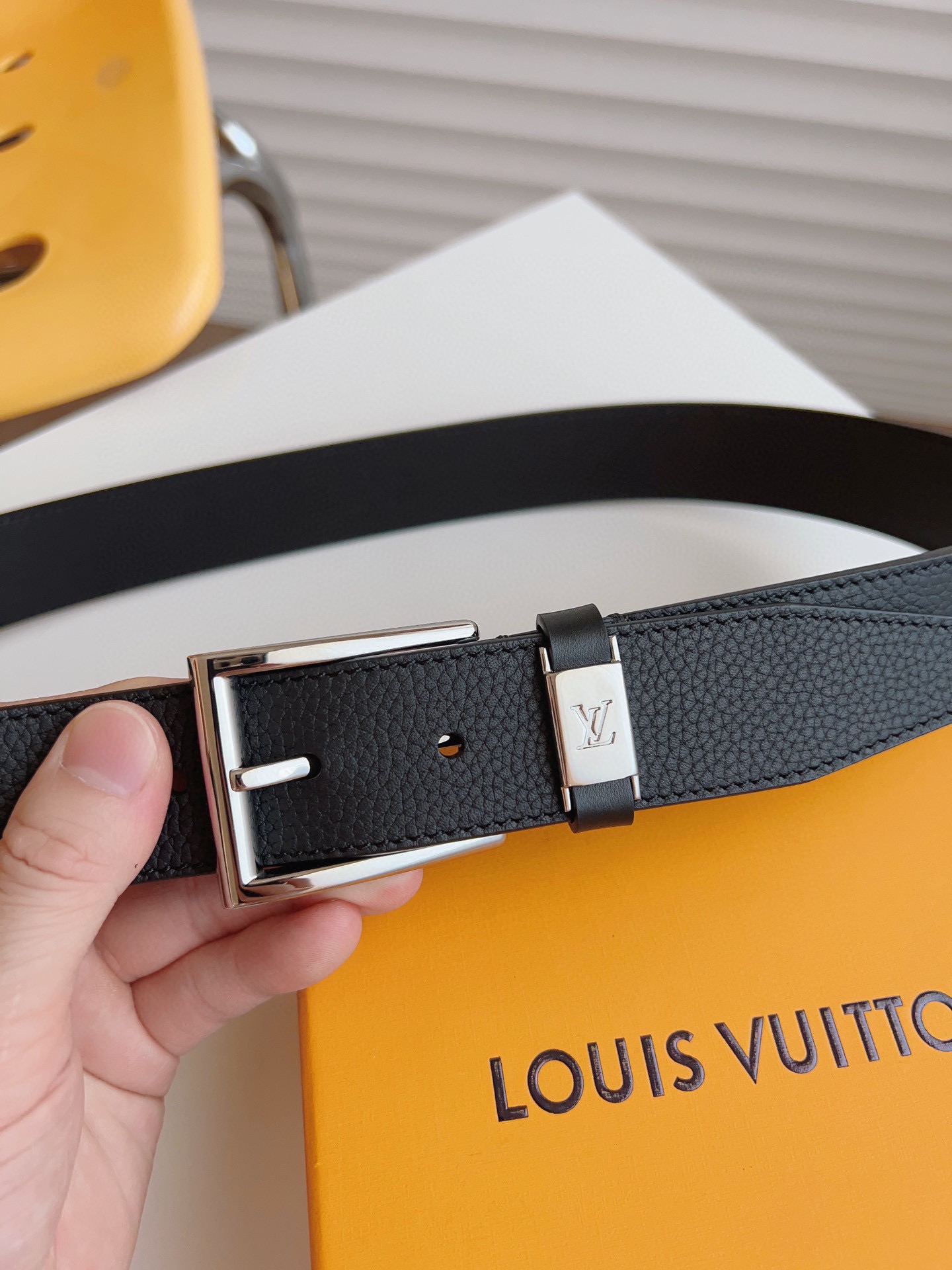 Louis Vuitton Male Basic Belt 35mm-l
