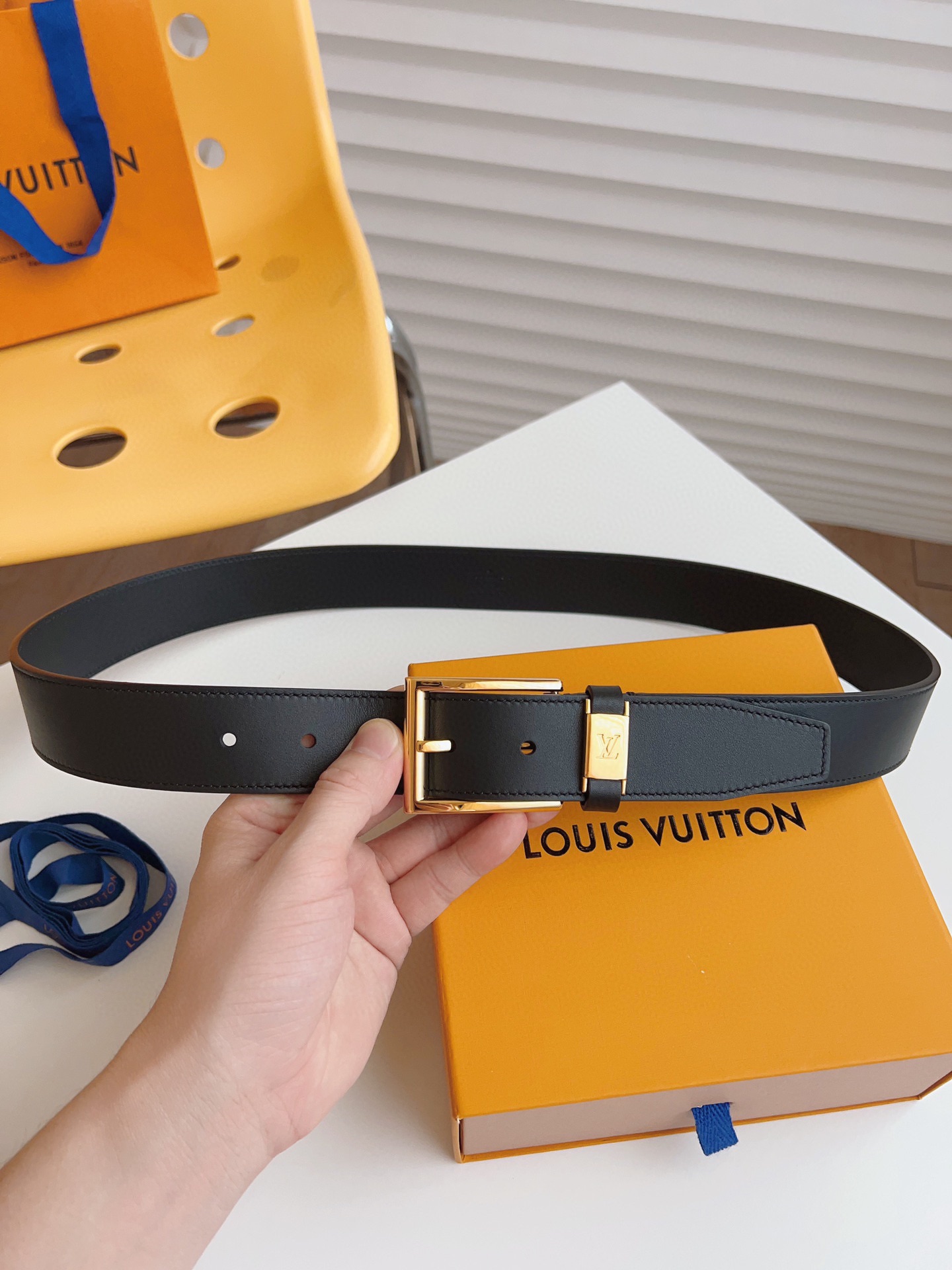 Louis Vuitton Male Basic Belt 35mm-l
