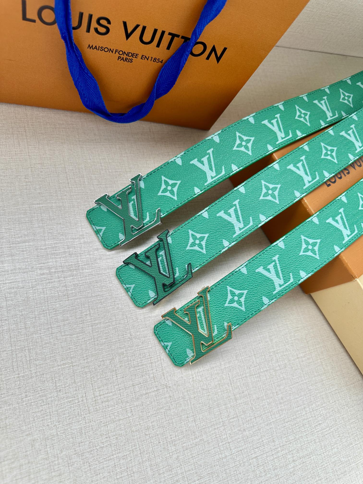 Louis Vuitton Male Basic Belt Canvas S-m-l