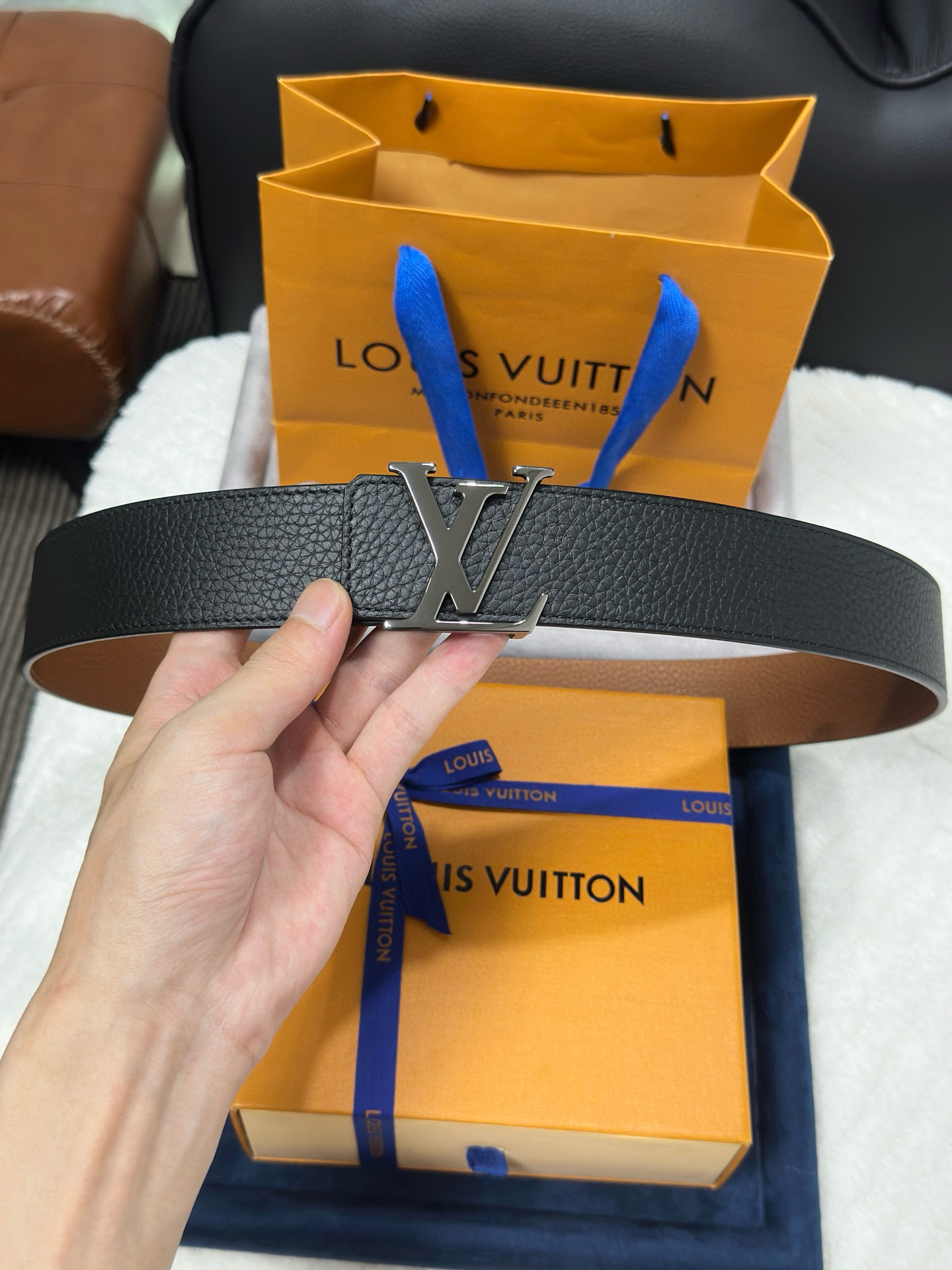 Louis Vuitton Male Basic Belt M-l