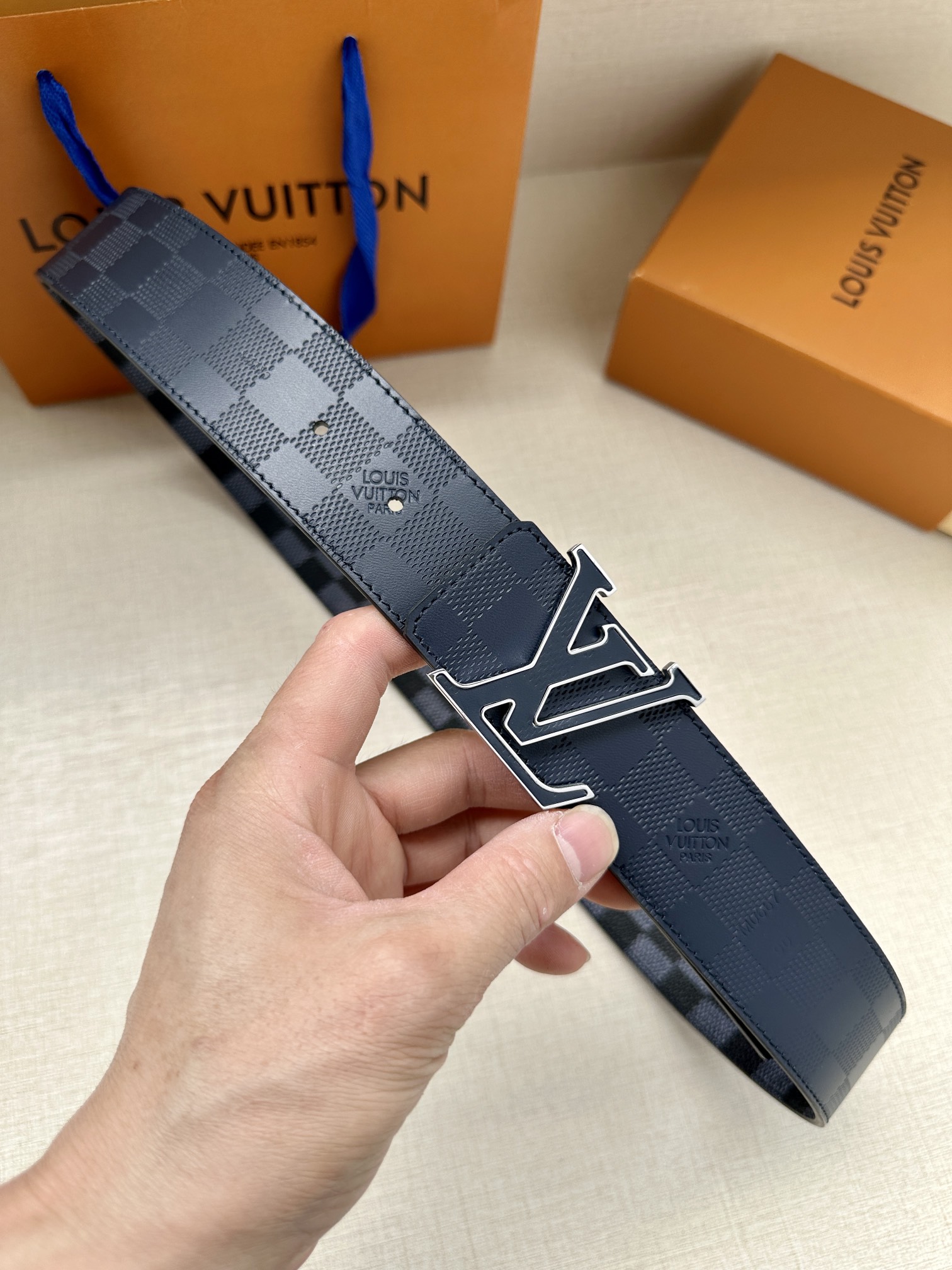 Louis Vuitton Male Basic Belt Canvas S-m-l