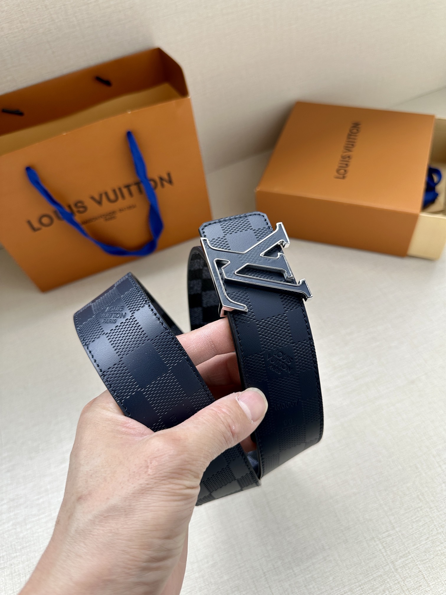 Louis Vuitton Male Basic Belt Canvas S-m-l