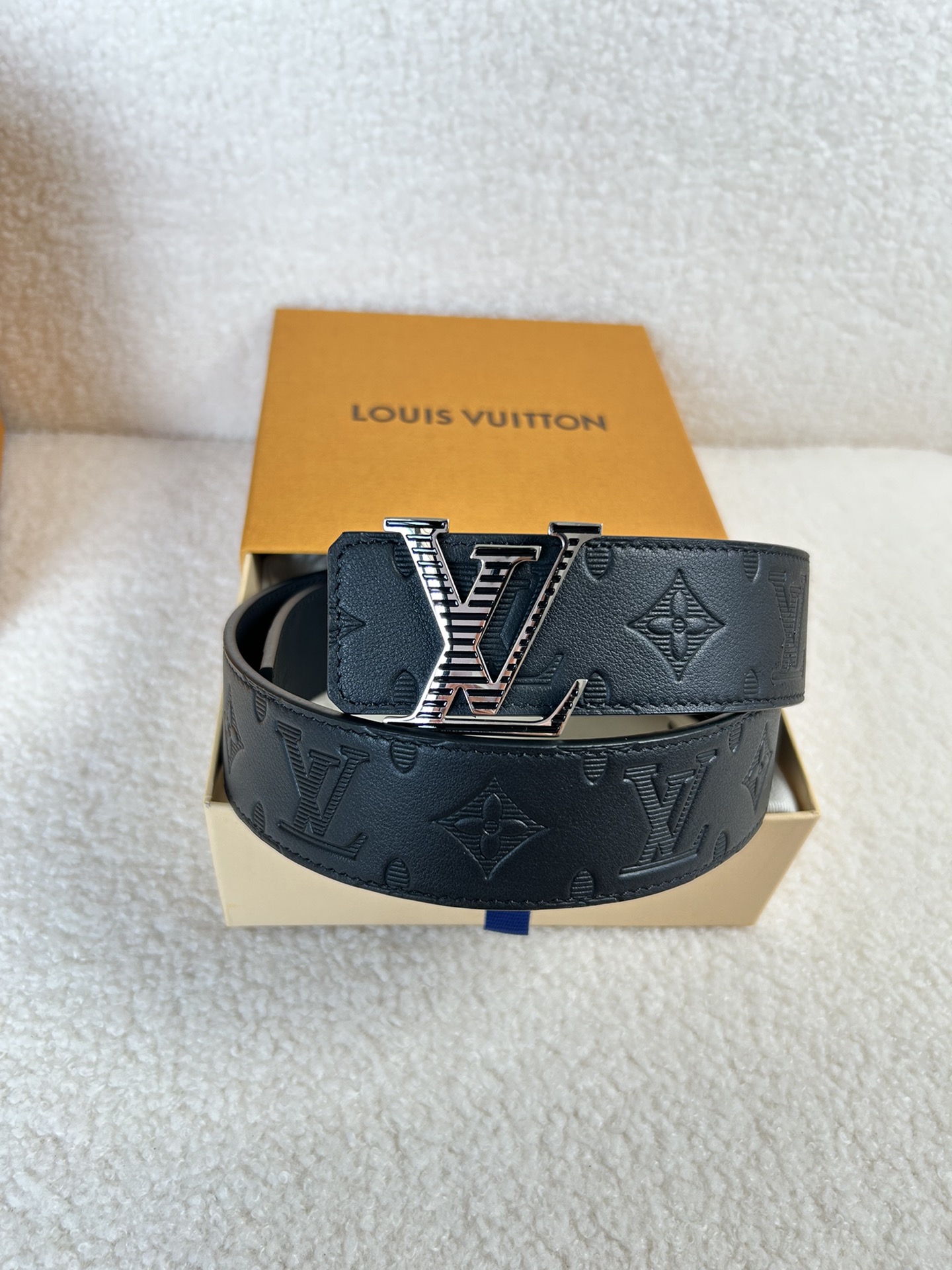 Louis Vuitton Male Basic Belt Cow Leather M-l