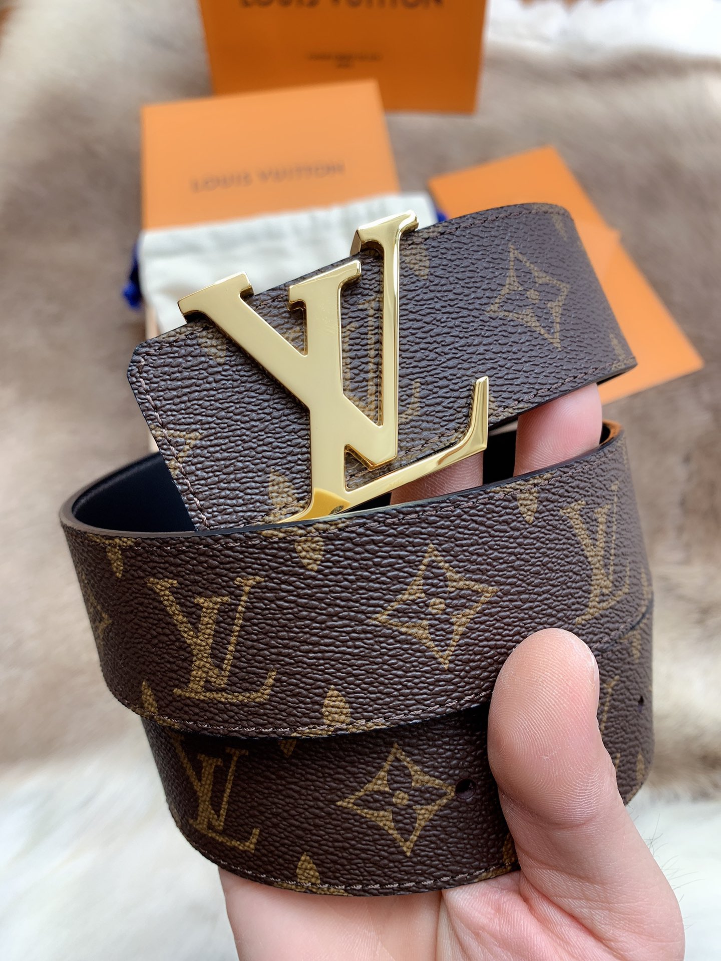Louis Vuitton Male Basic Belt M-l
