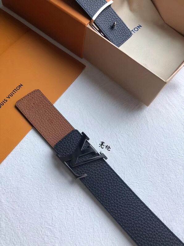 Louis Vuitton Male Basic Belt Cow Leather 40mm-m-l
