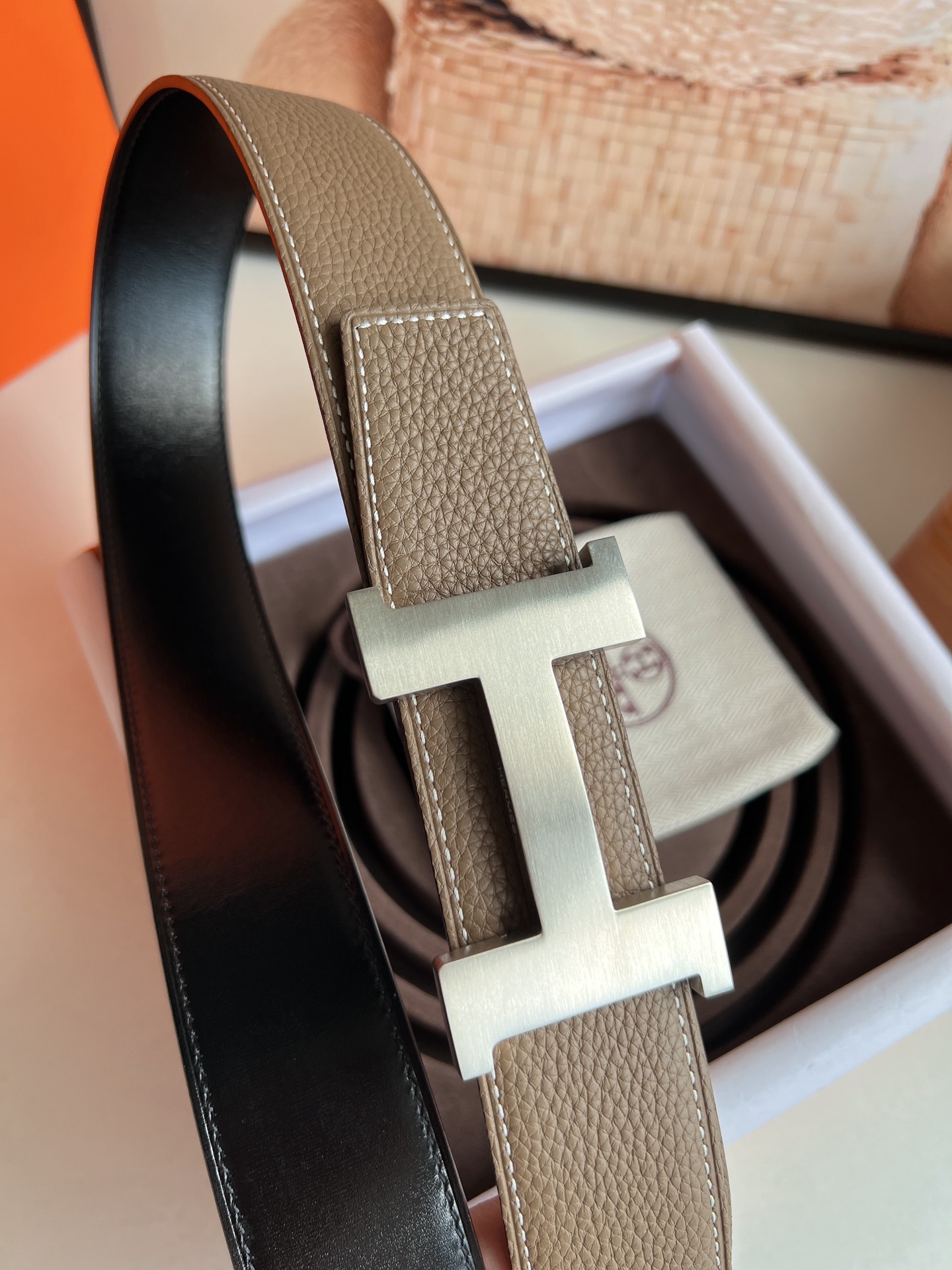 Hermès Male Basic Belt Cow Leather S-m