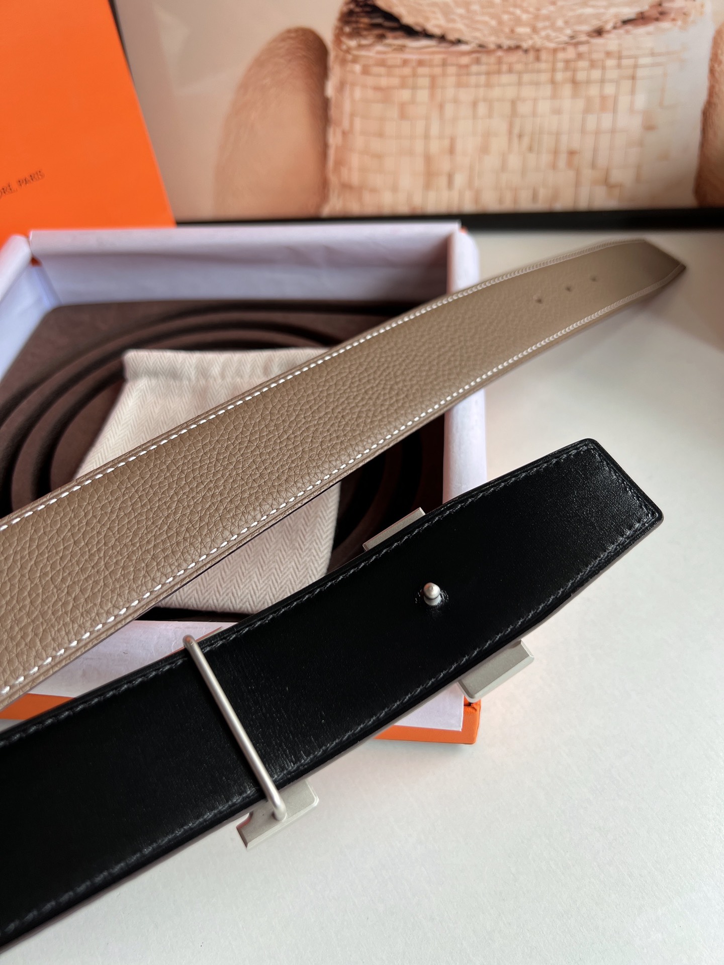 Hermès Male Basic Belt Cow Leather S-m