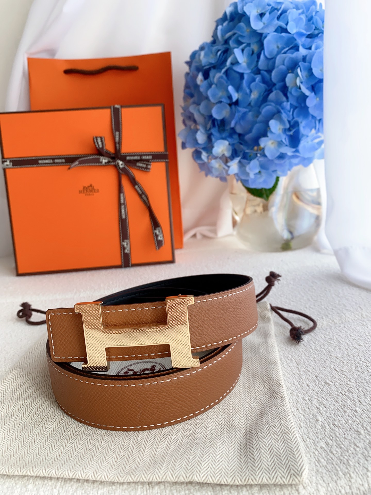 Hermès Male Basic Belt S-m
