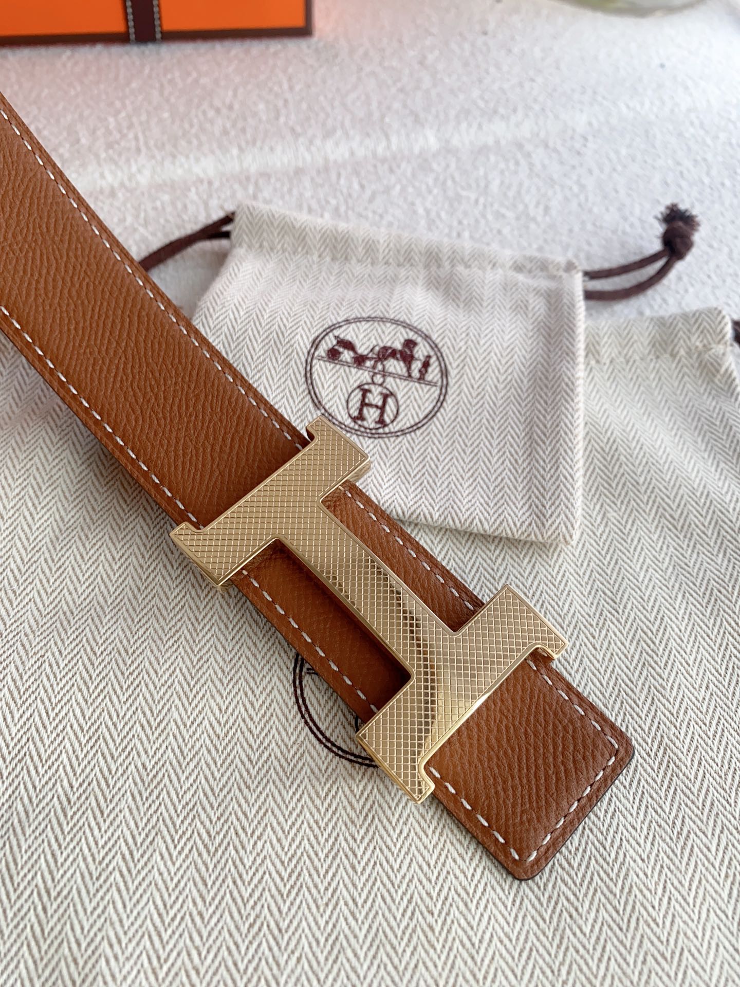 Hermès Male Basic Belt S-m