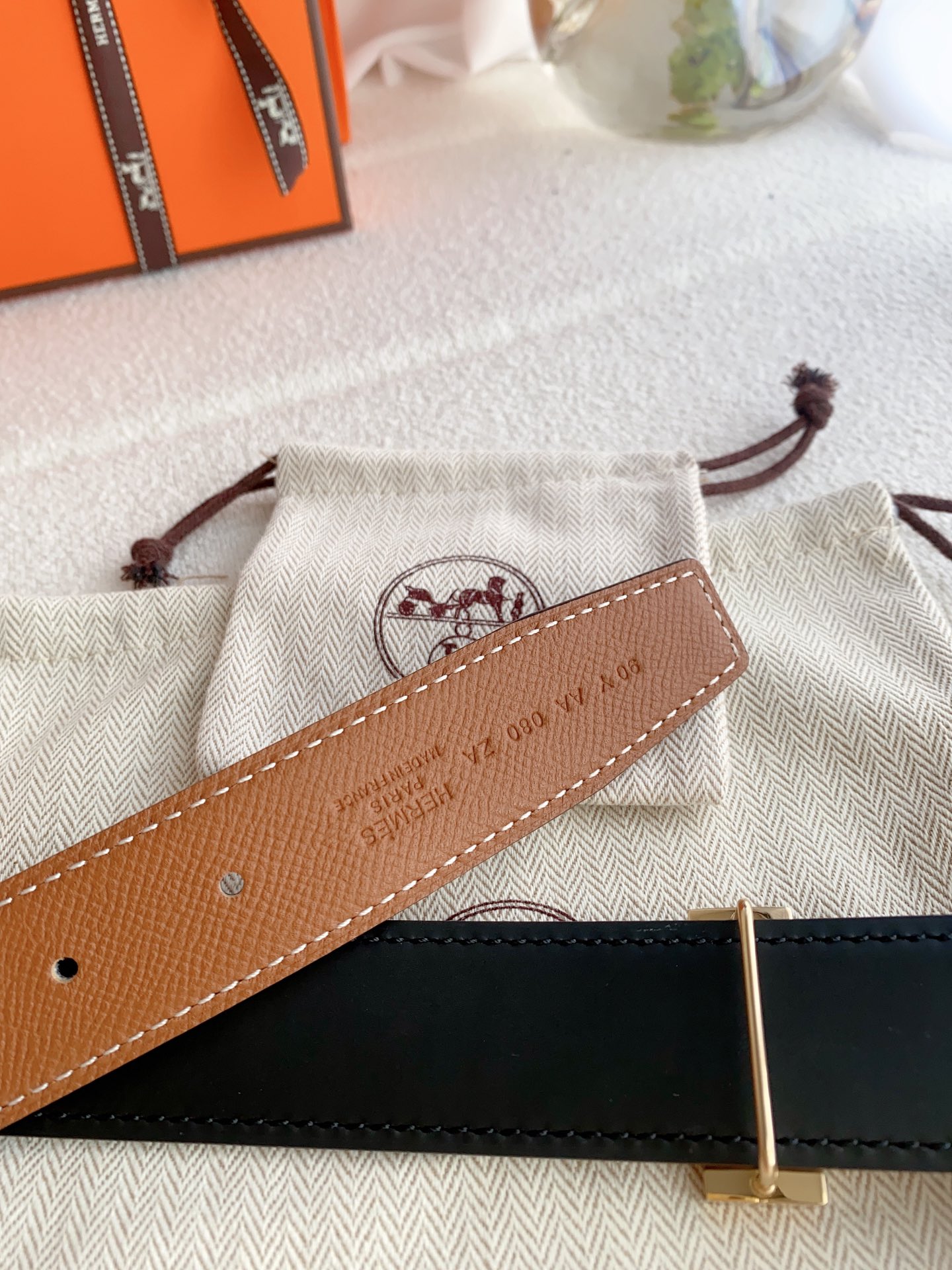 Hermès Male Basic Belt S-m