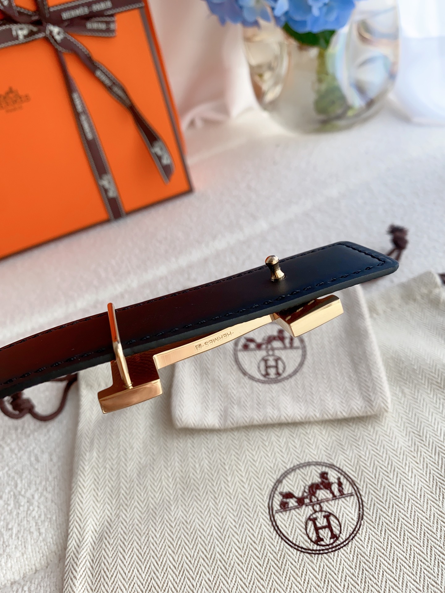 Hermès Male Basic Belt S-m