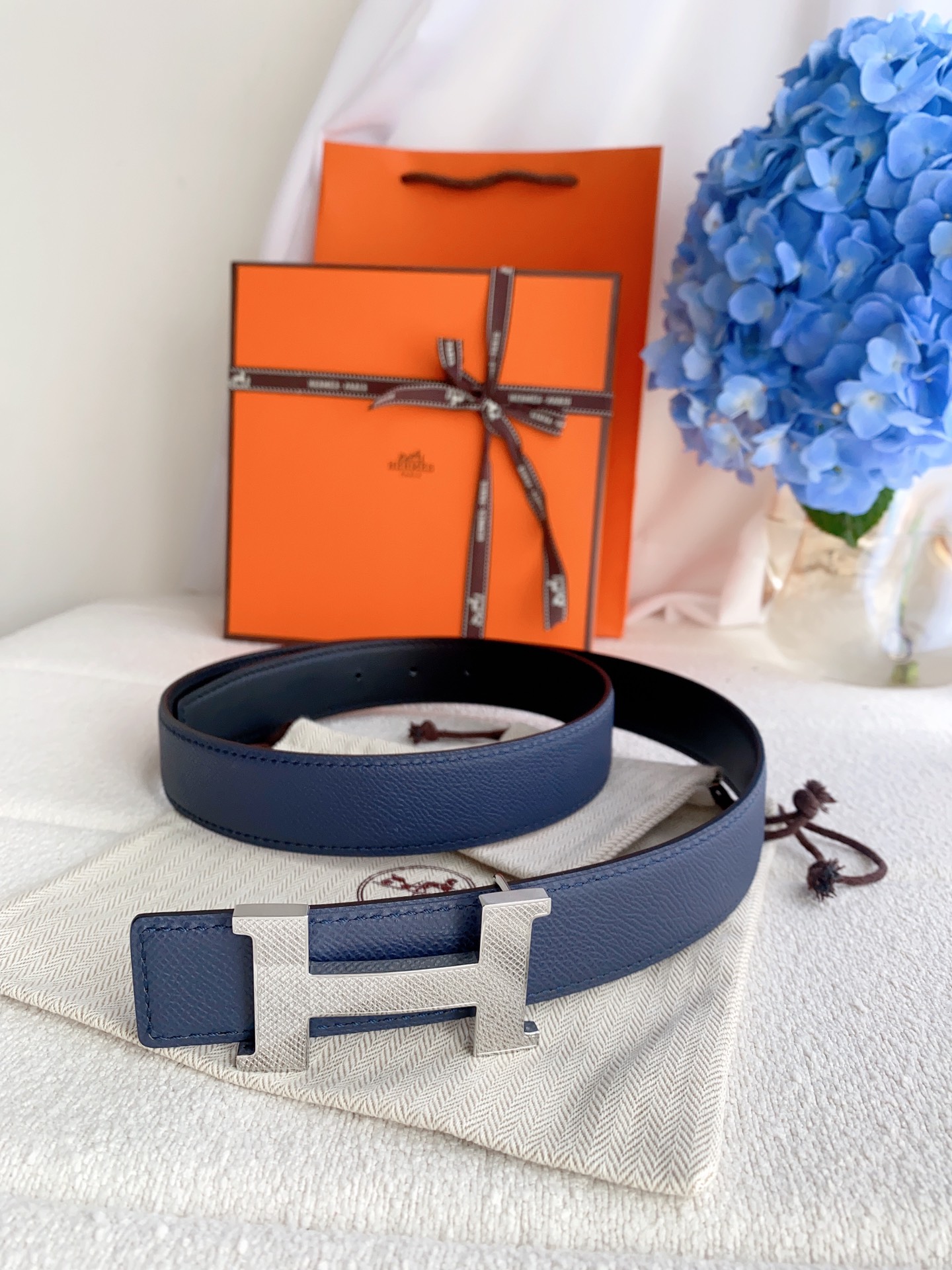 Hermès Male Basic Belt S-m