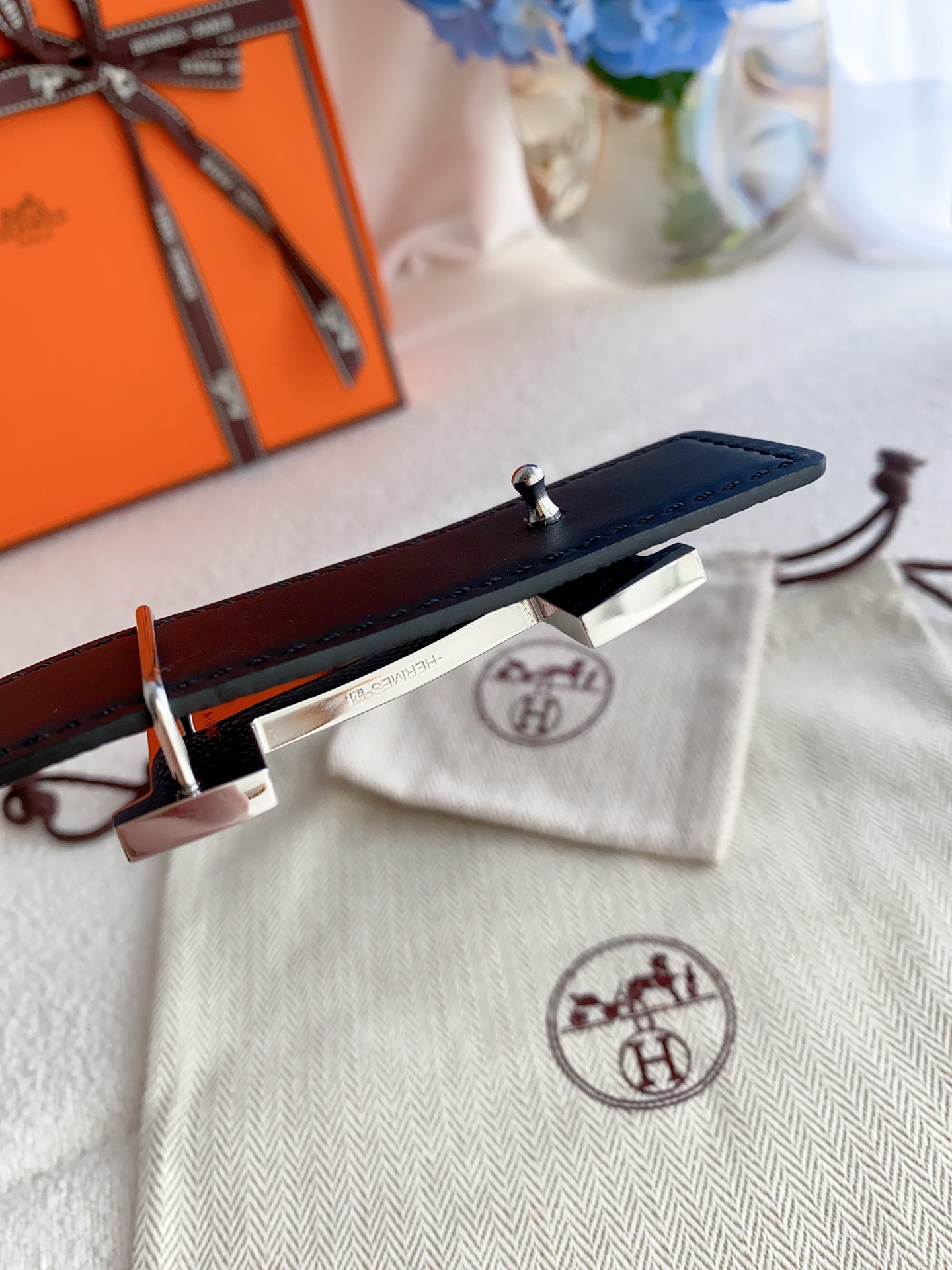 Hermès Male Basic Belt S-m