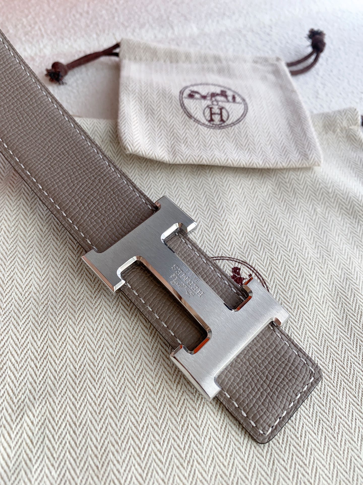 Hermès Male Basic Belt S-m