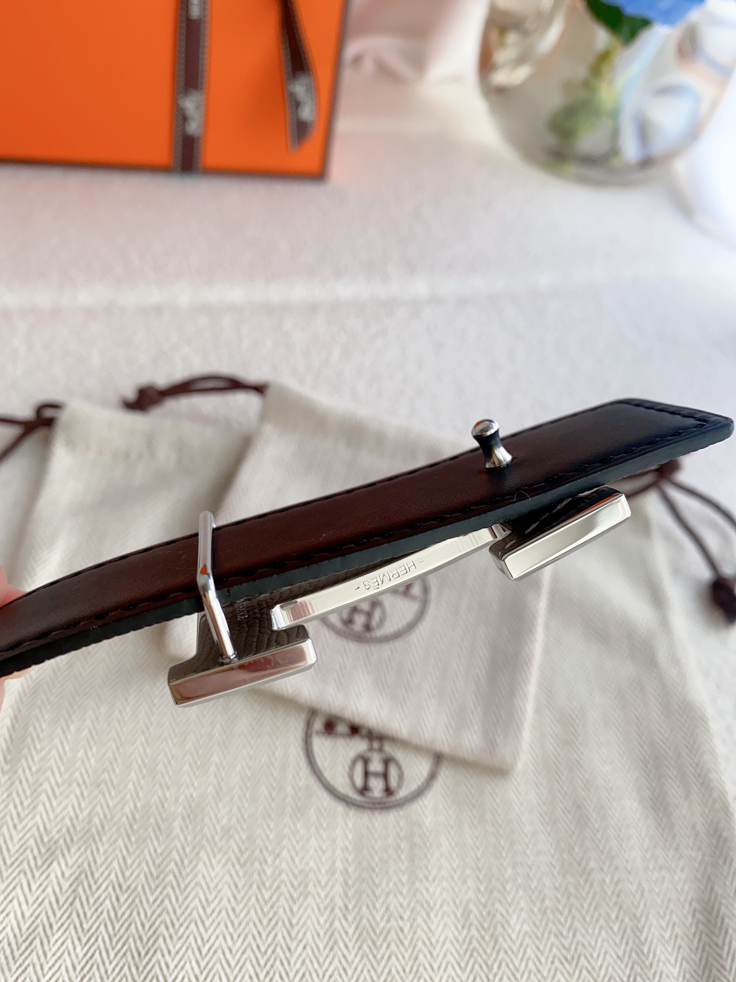 Hermès Male Basic Belt S-m