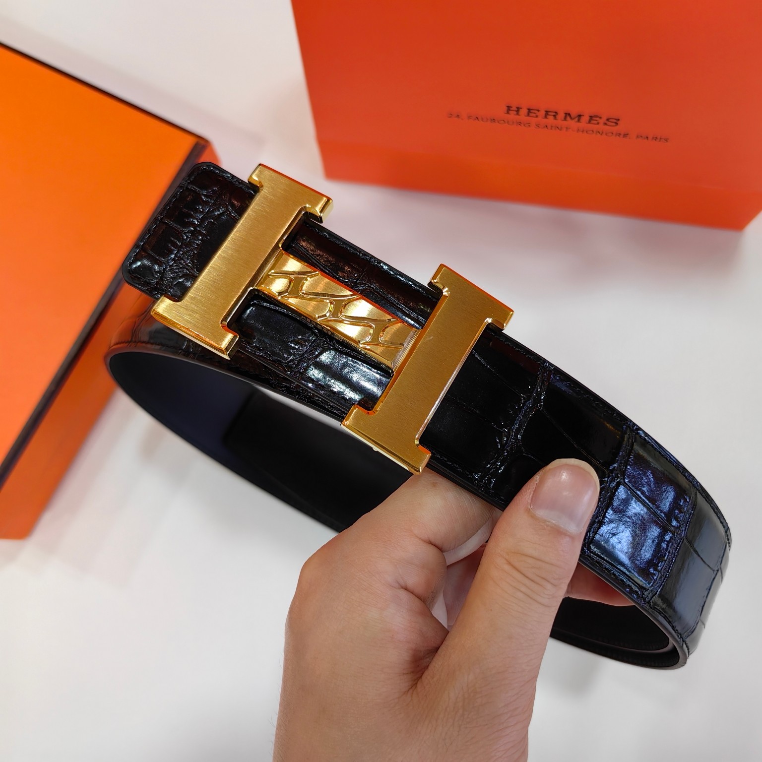 Hermès Male Basic Belt Cow Leather 38mm