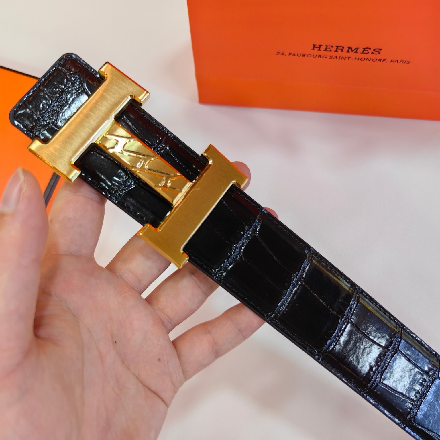 Hermès Male Basic Belt Cow Leather 38mm