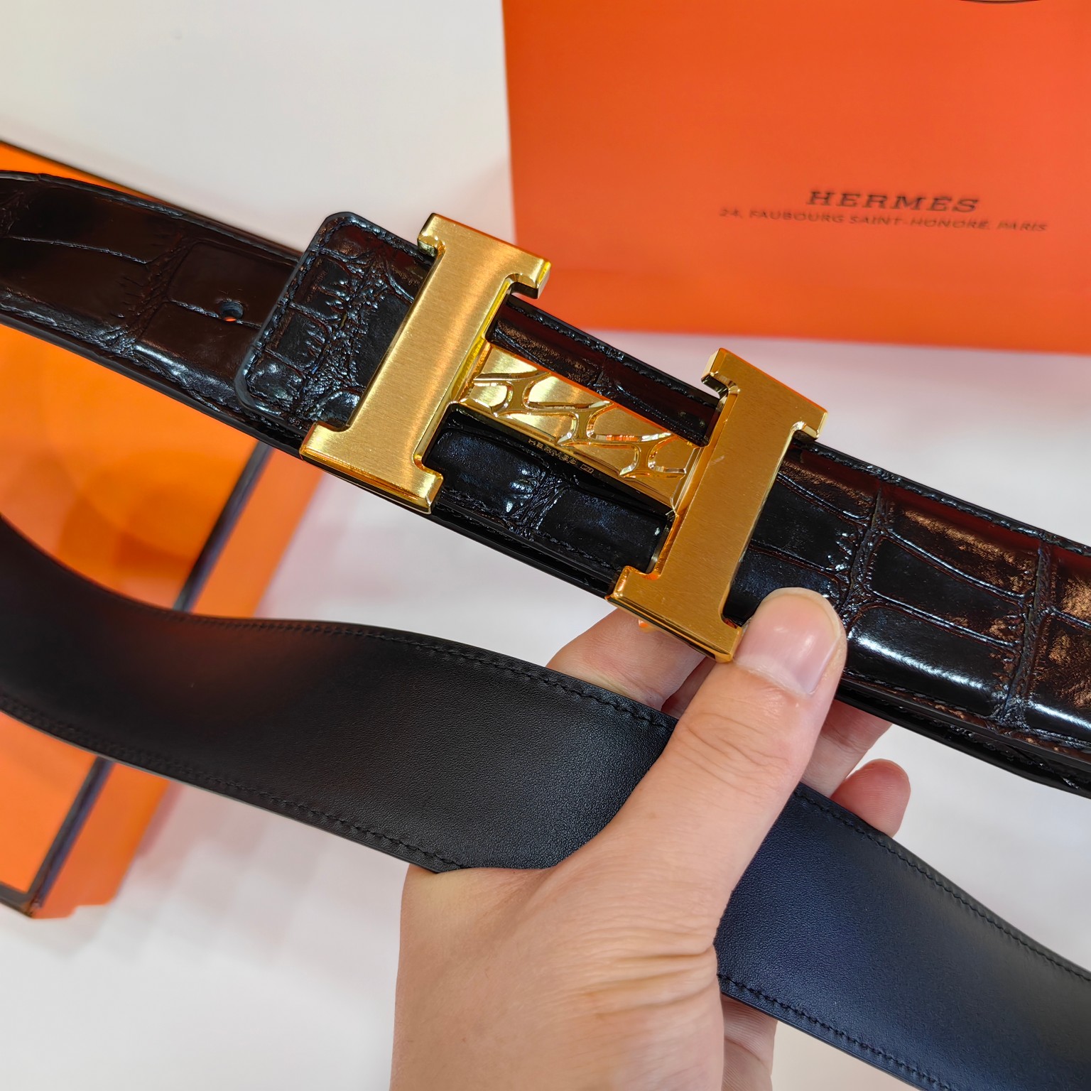 Hermès Male Basic Belt Cow Leather 38mm