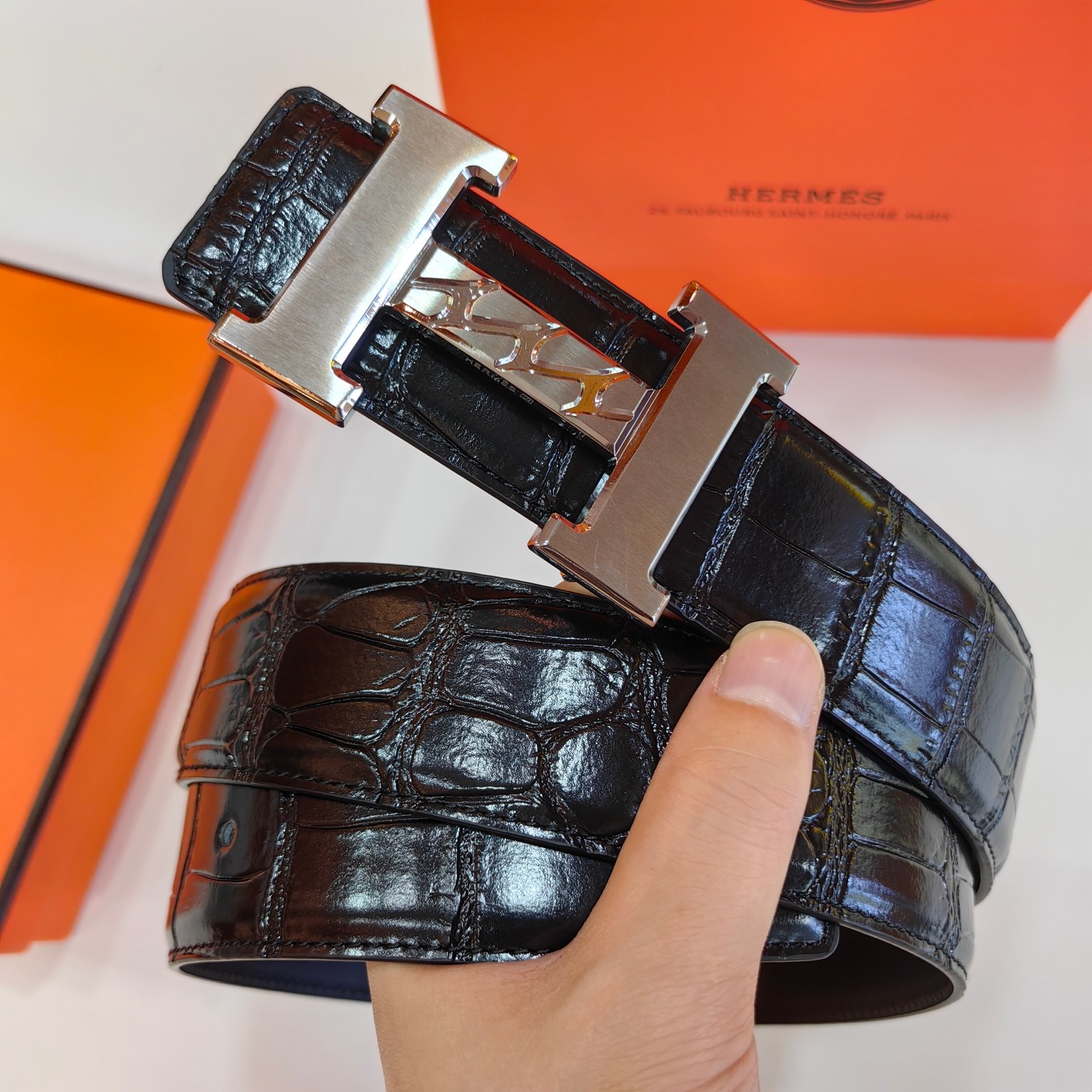 Hermès Male Basic Belt Cow Leather 38mm