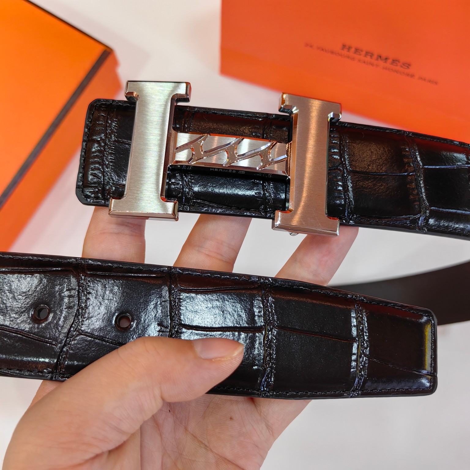 Hermès Male Basic Belt Cow Leather 38mm
