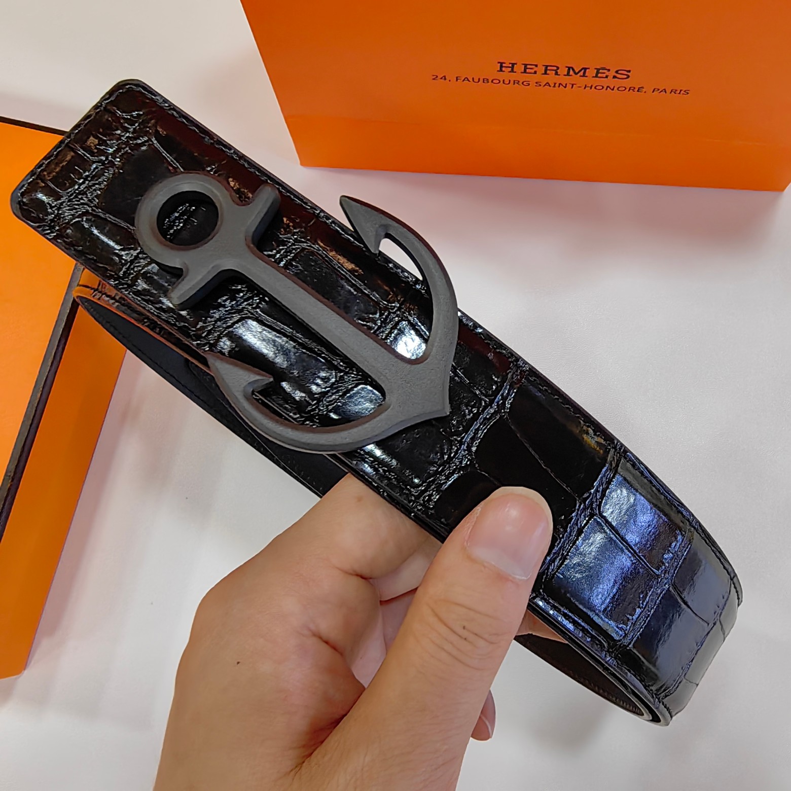 Hermès Male Basic Belt Cow Leather 38mm