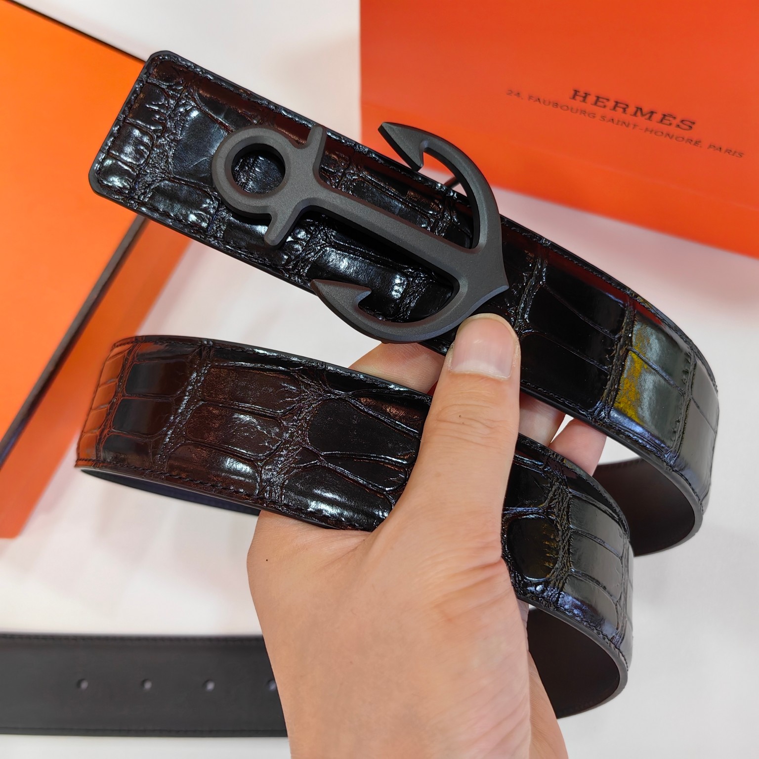 Hermès Male Basic Belt Cow Leather 38mm