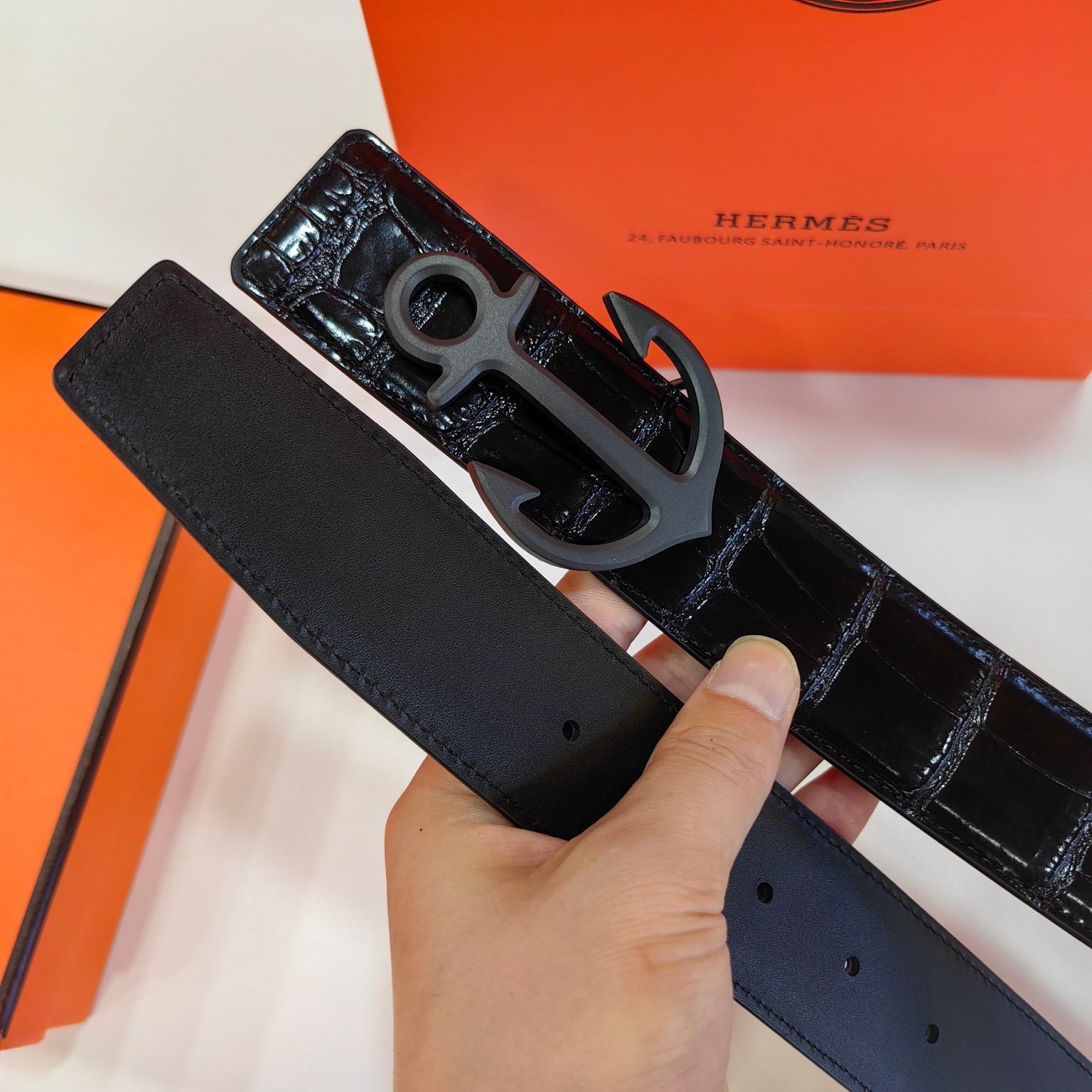 Hermès Male Basic Belt Cow Leather 38mm