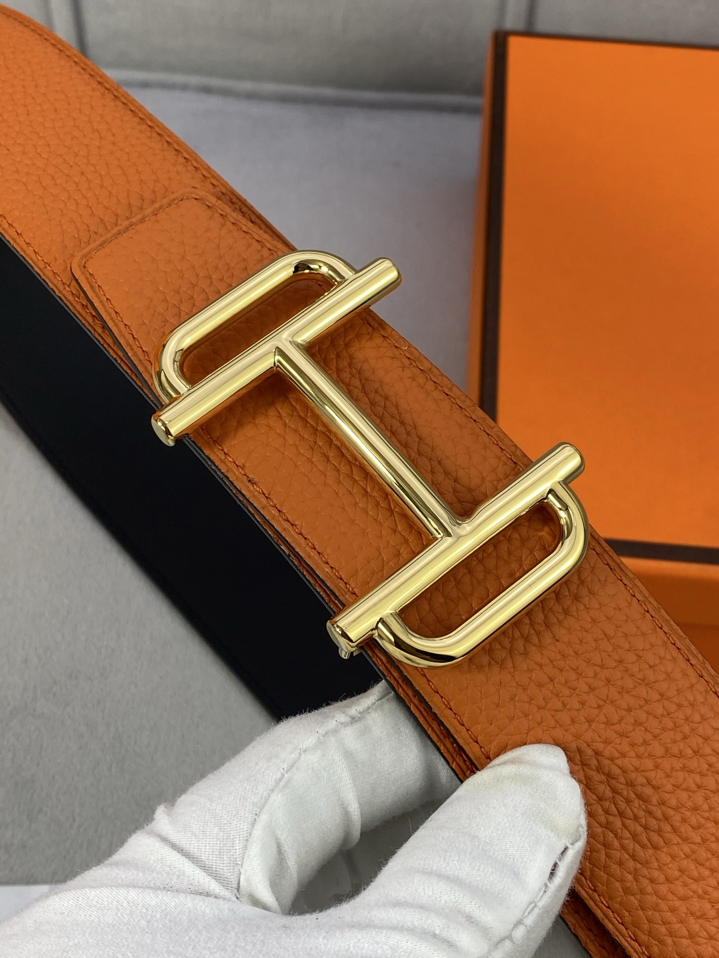 Hermès Male Basic Belt S-m