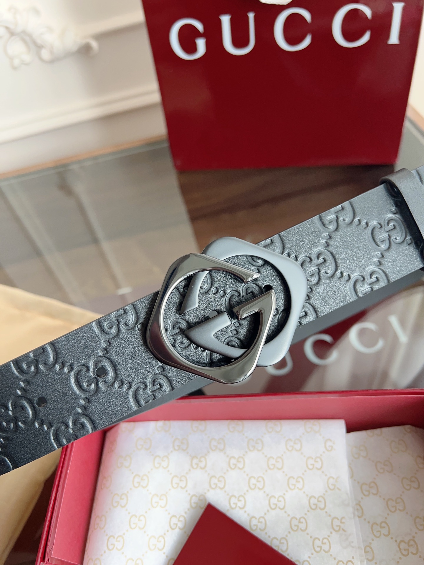 Gucci Basic Belt 40mm-l