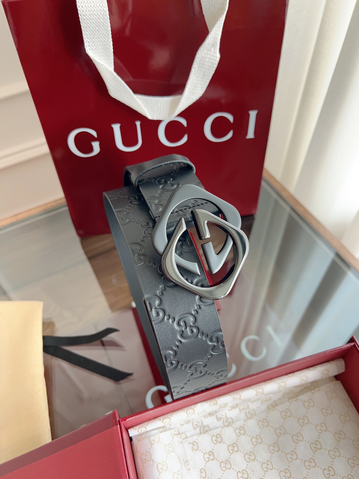 Gucci Basic Belt 40mm-l