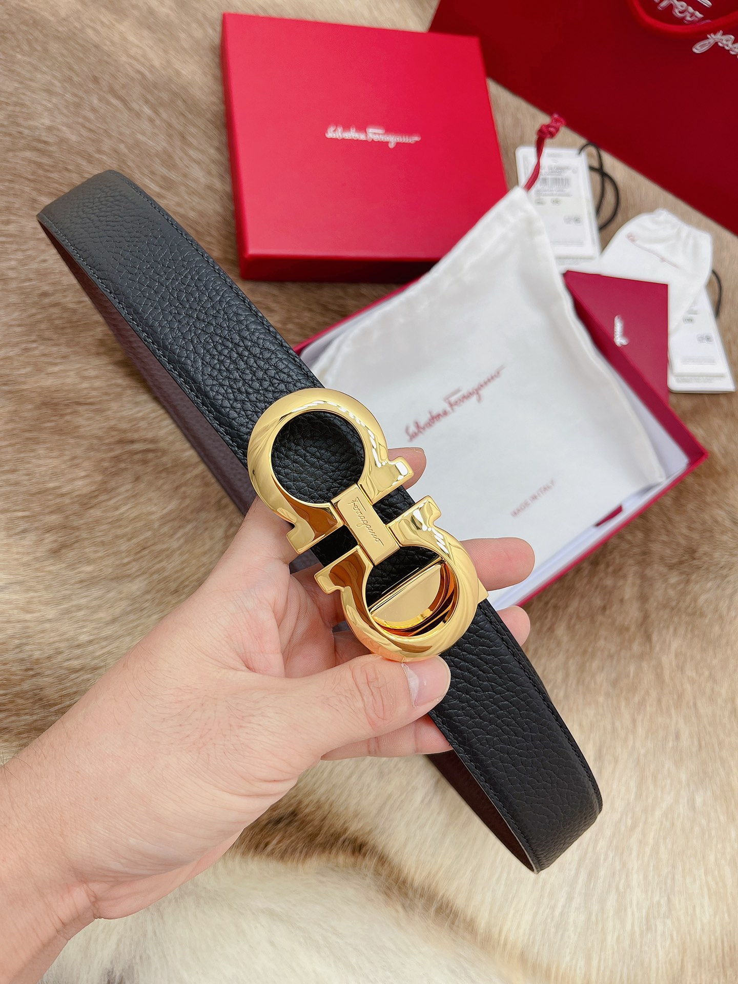 Salvatore Ferragamo Male Basic Belt M