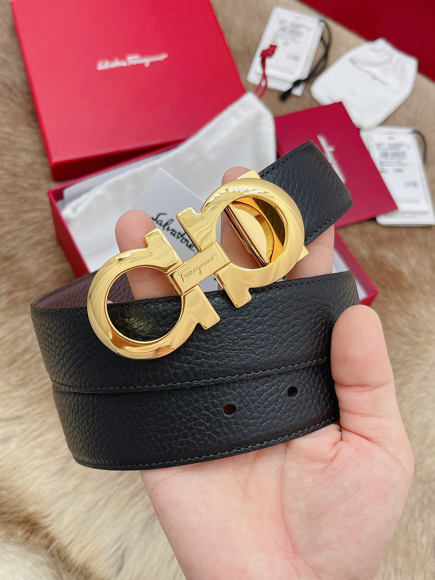 Salvatore Ferragamo Male Basic Belt M