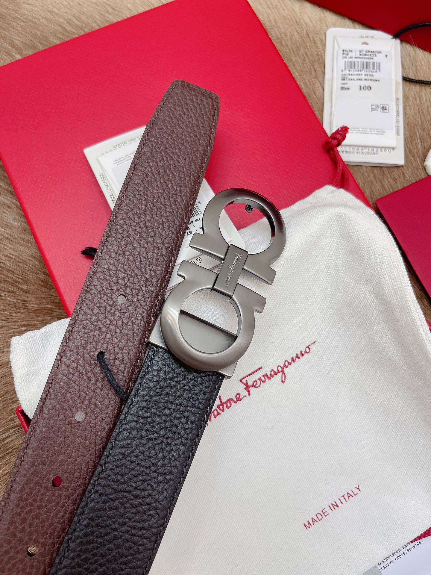 Salvatore Ferragamo Male Basic Belt M