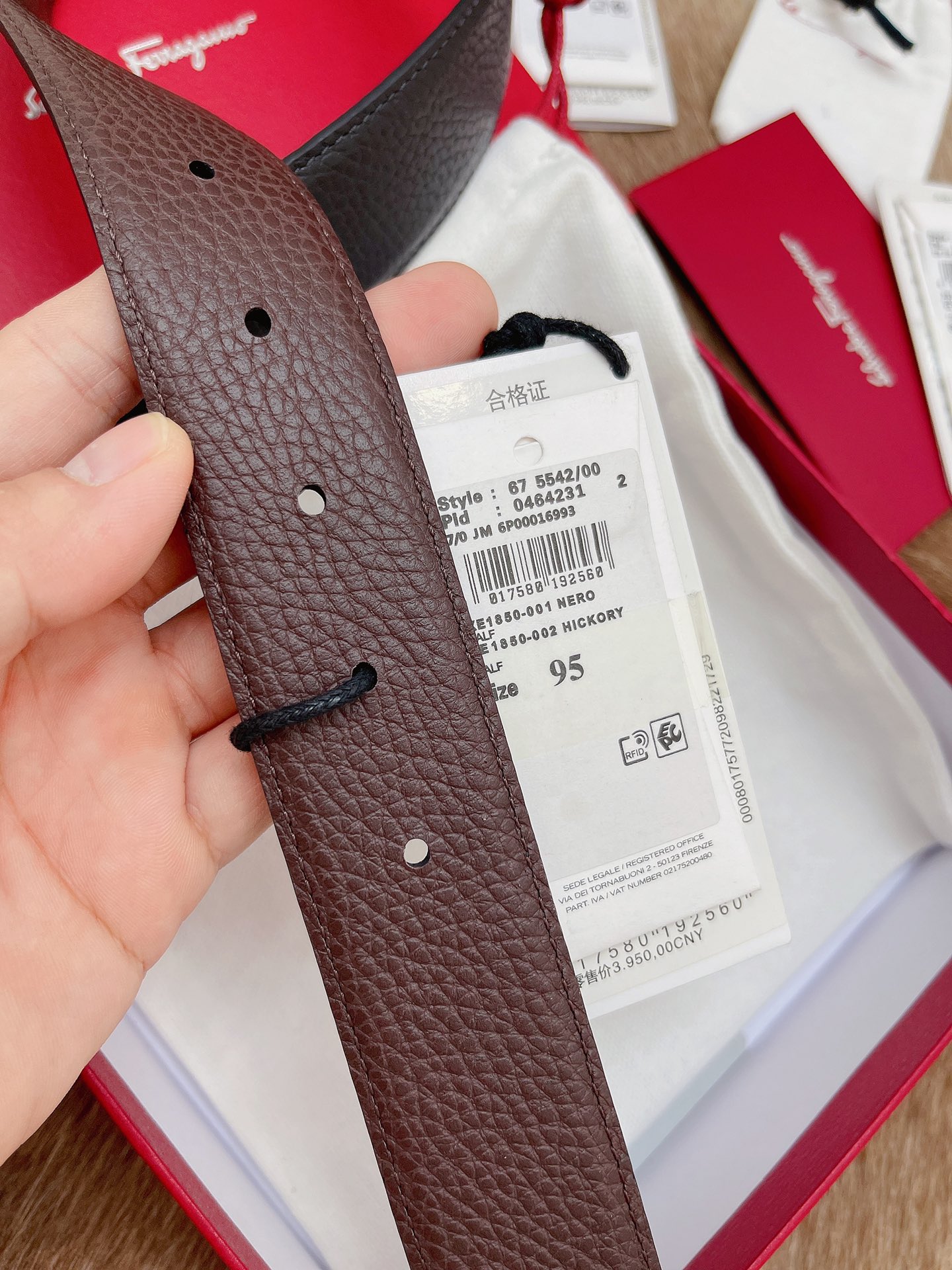 Salvatore Ferragamo Male Basic Belt M