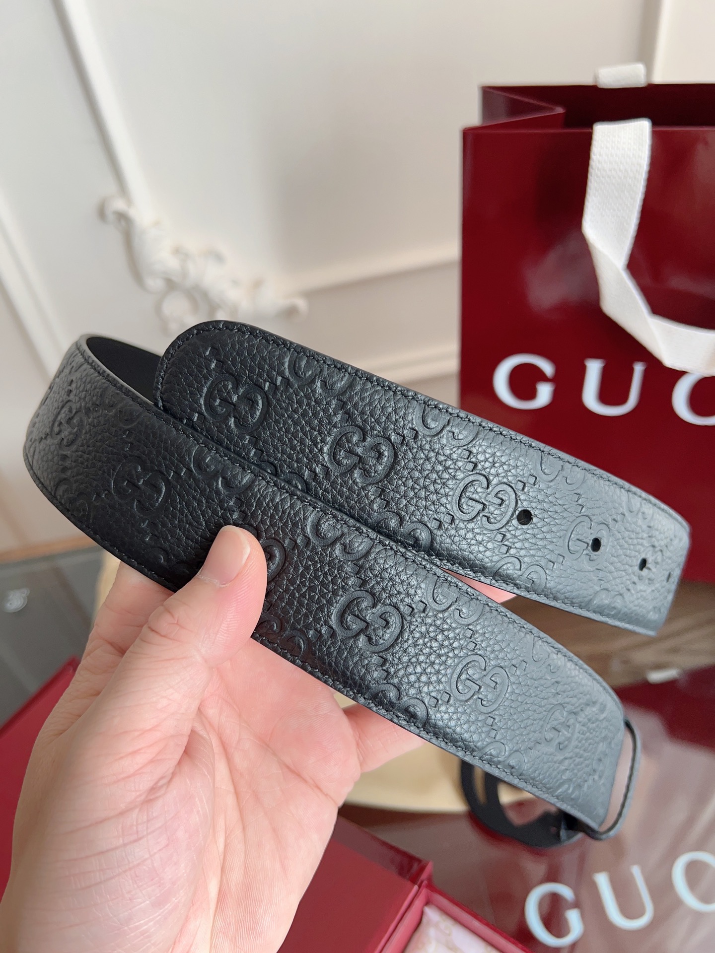 Gucci Basic Belt 40mm-l