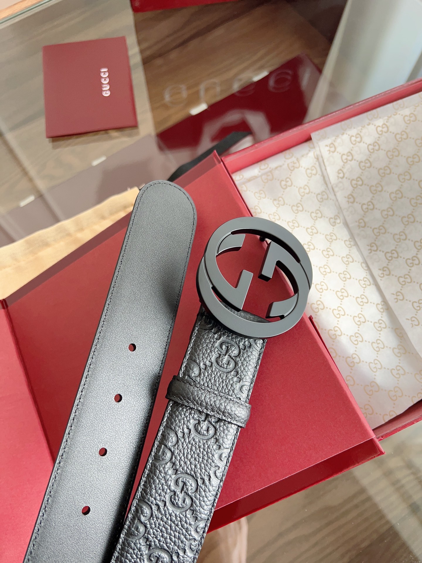 Gucci Basic Belt 40mm-l