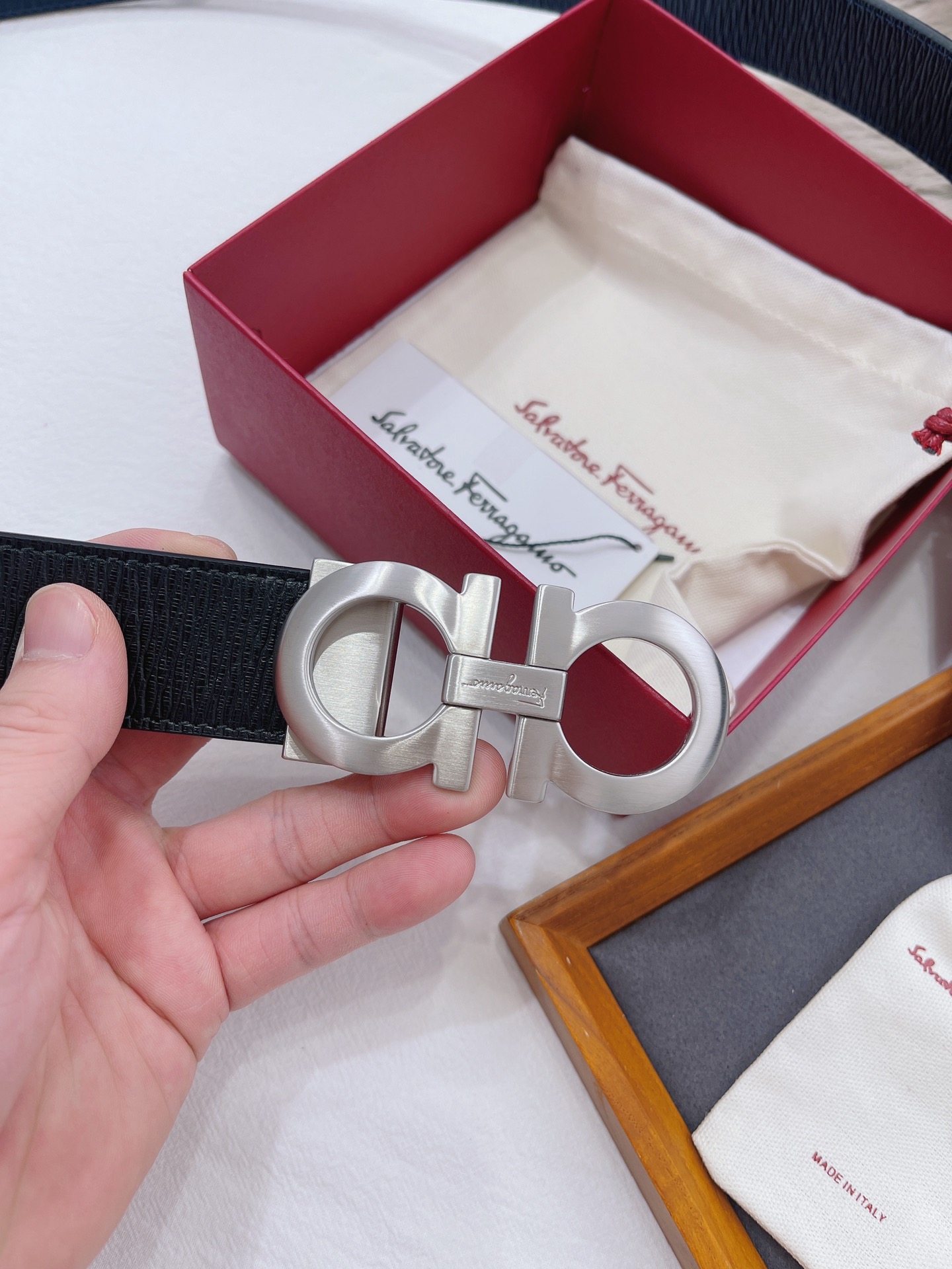 Salvatore Ferragamo Male Basic Belt Cow Leather M