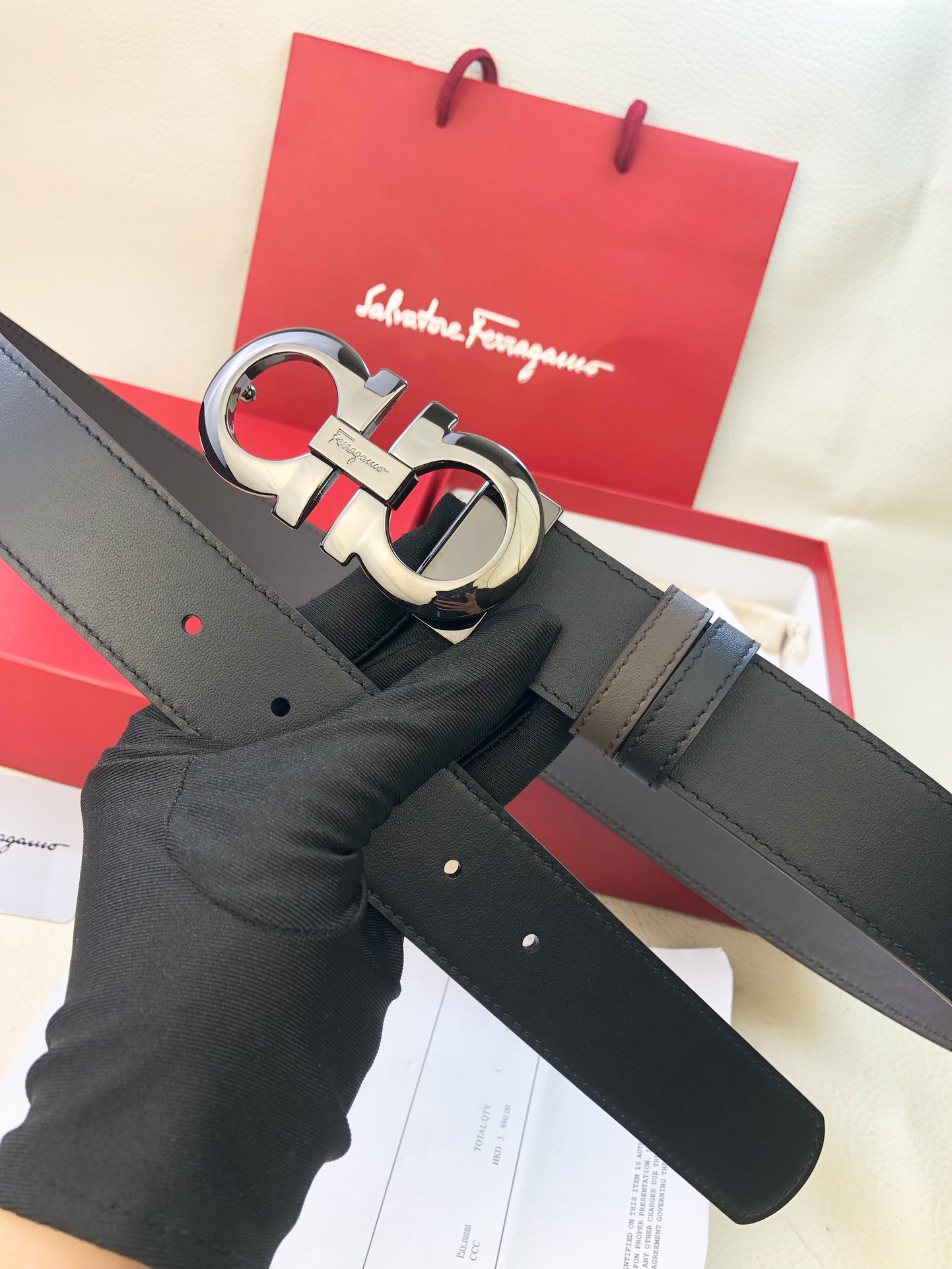 Salvatore Ferragamo Male Basic Belt M