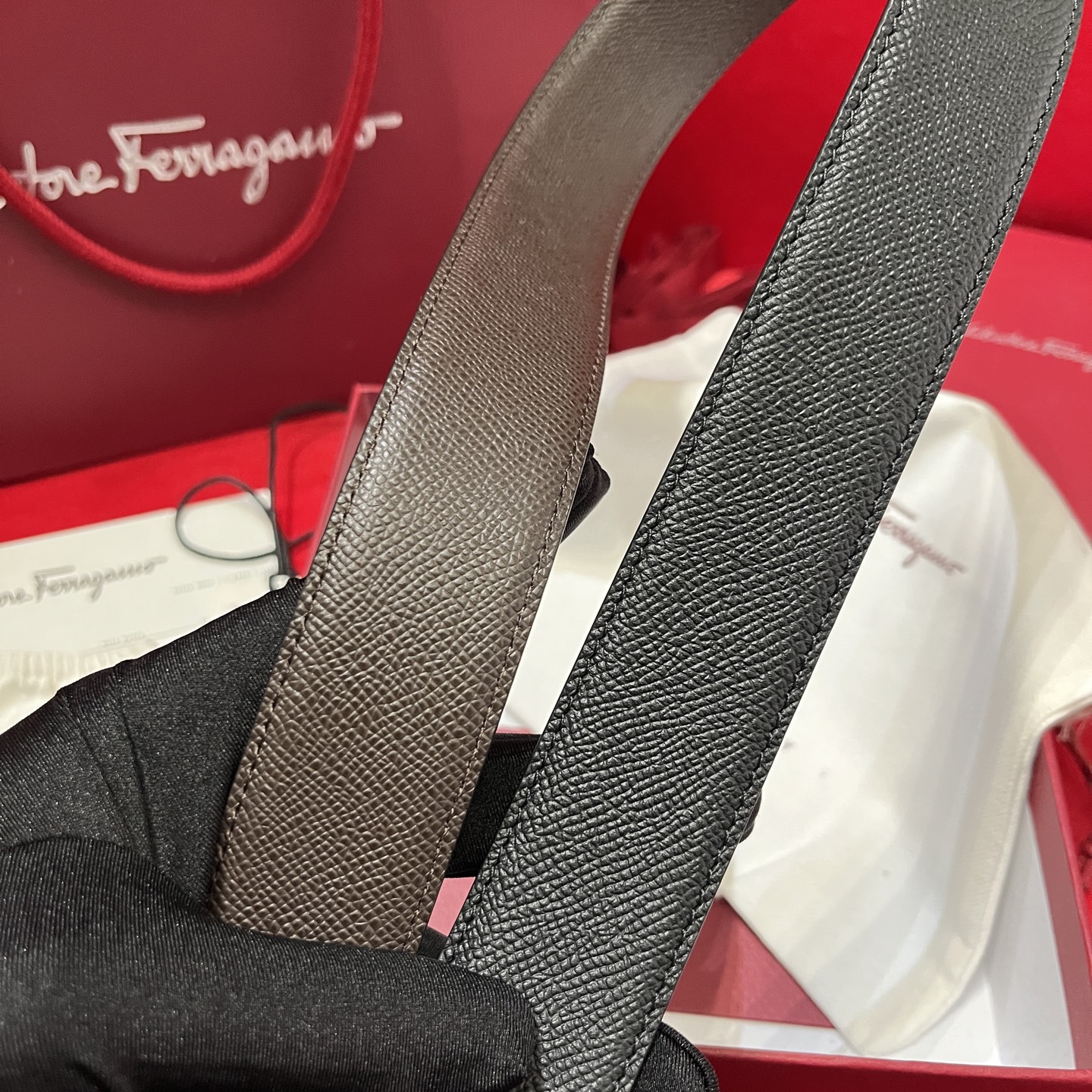 Salvatore Ferragamo Basic Belt Cow Leather M