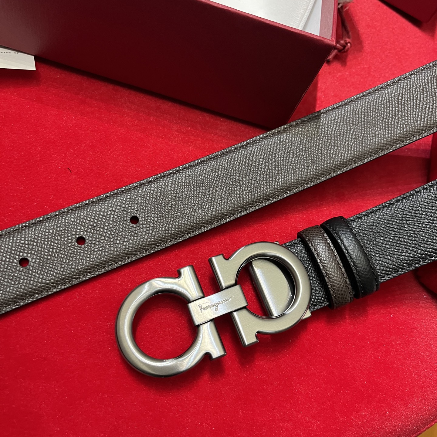 Salvatore Ferragamo Basic Belt Cow Leather M