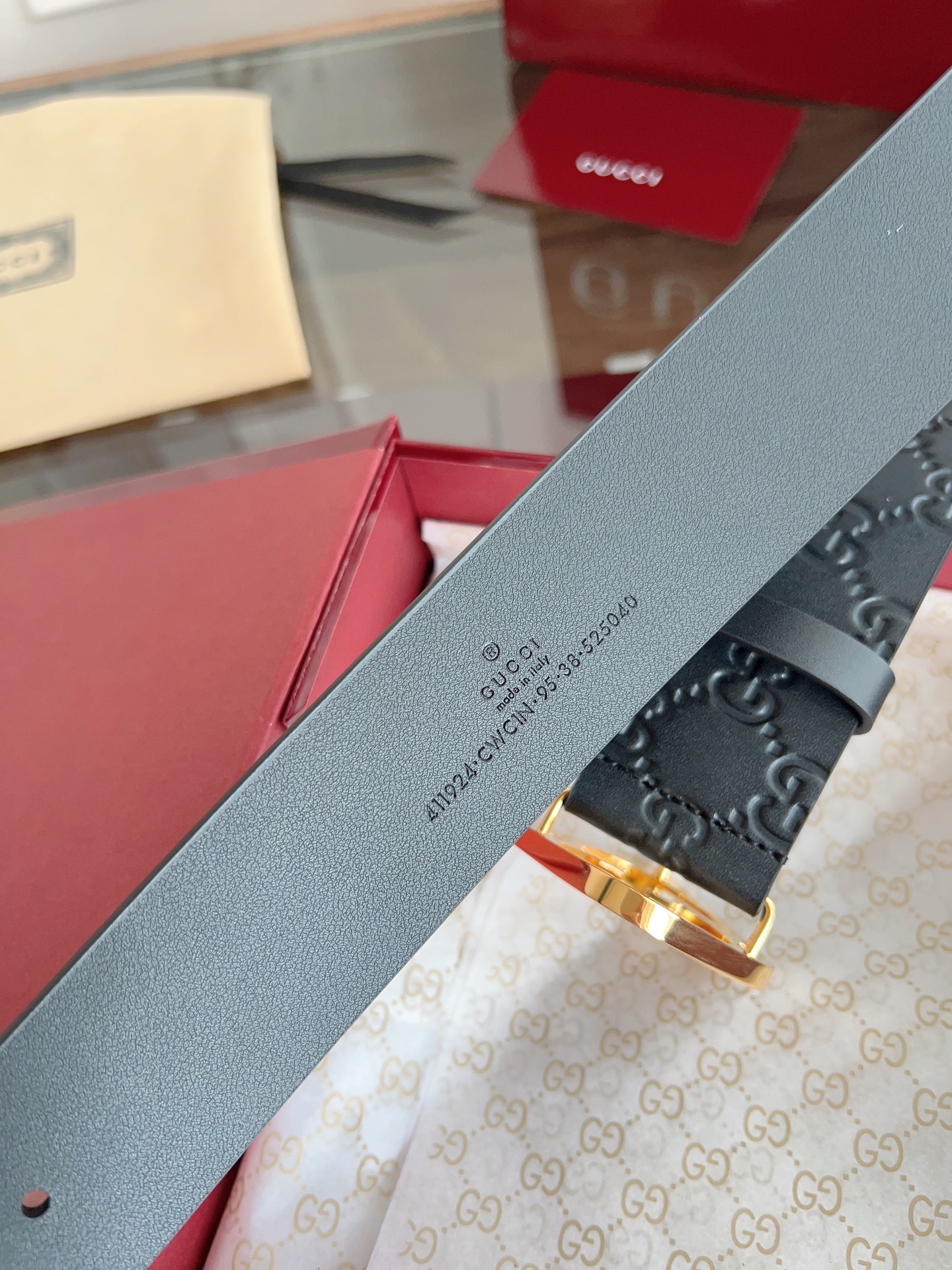 Gucci Basic Belt 40mm-l
