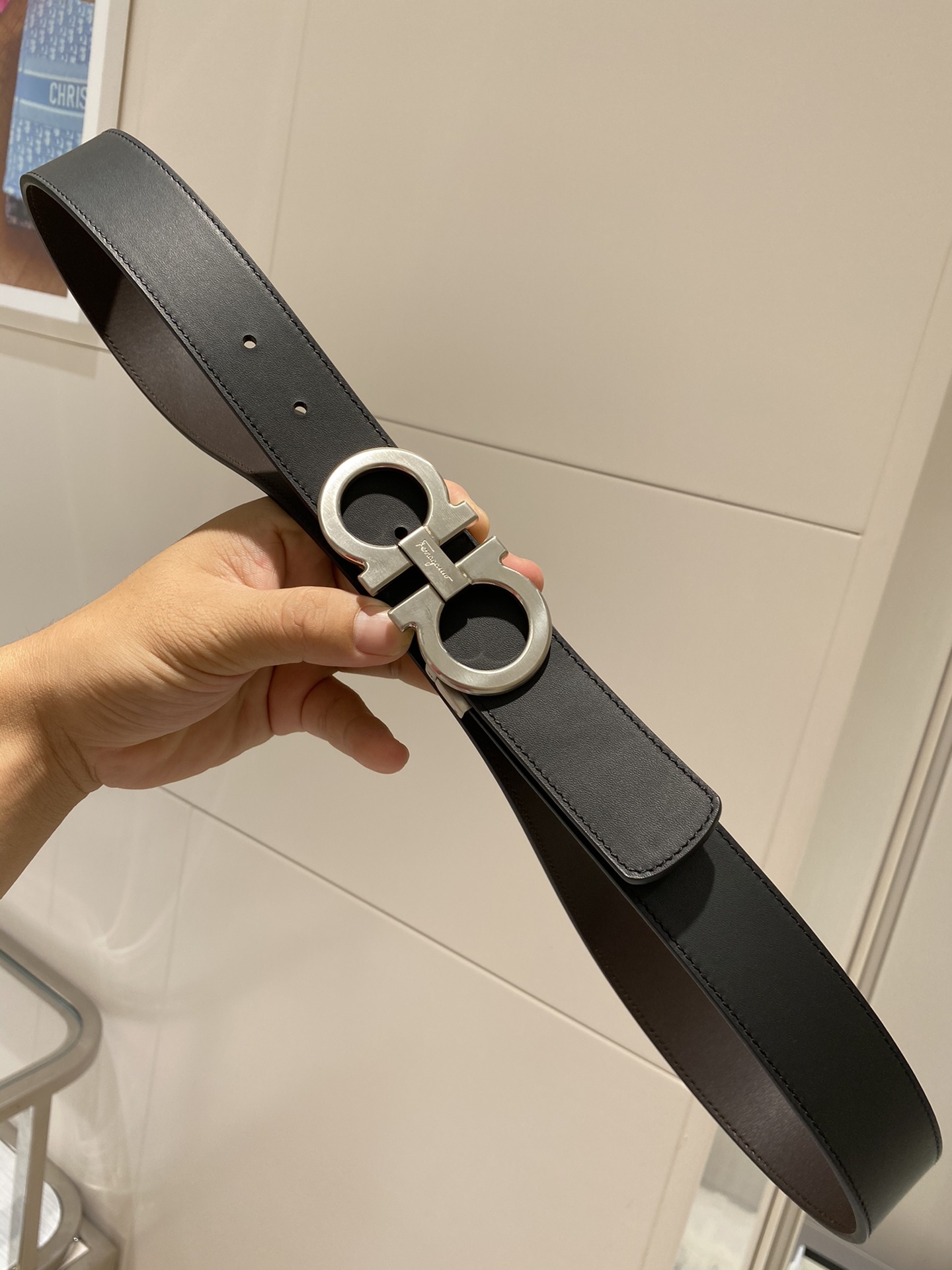 Salvatore Ferragamo Leather Belt Cow Leather L