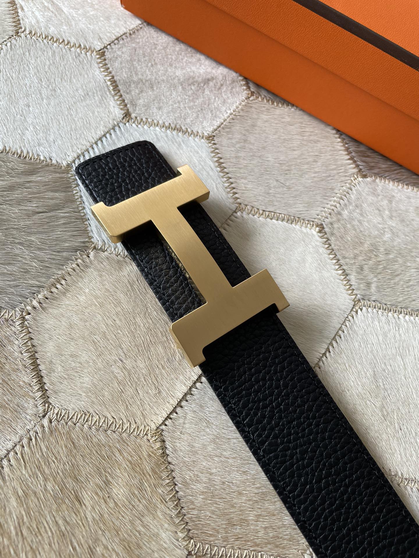 Hermès Male Basic Belt 38mm-s-m