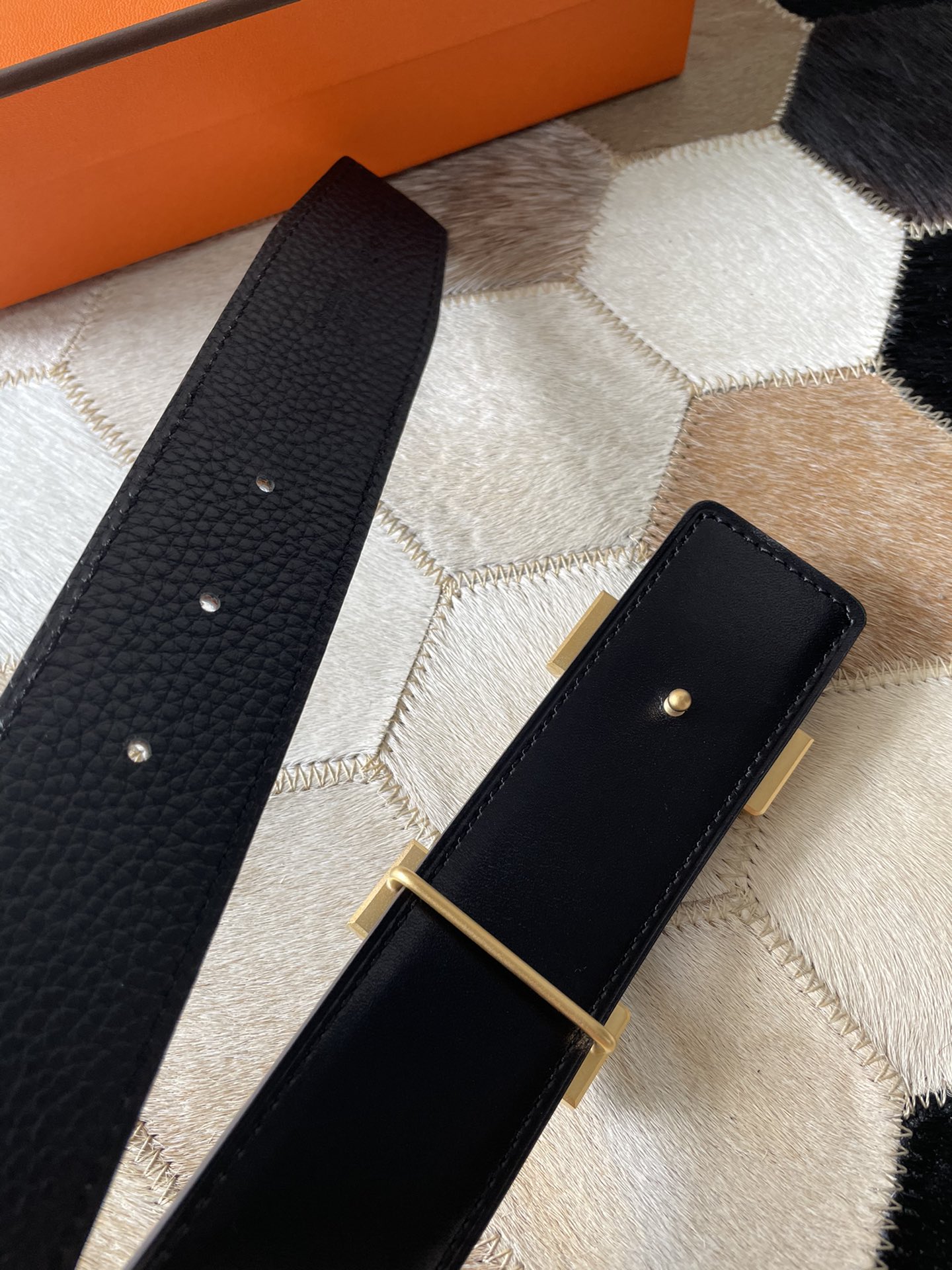 Hermès Male Basic Belt 38mm-s-m