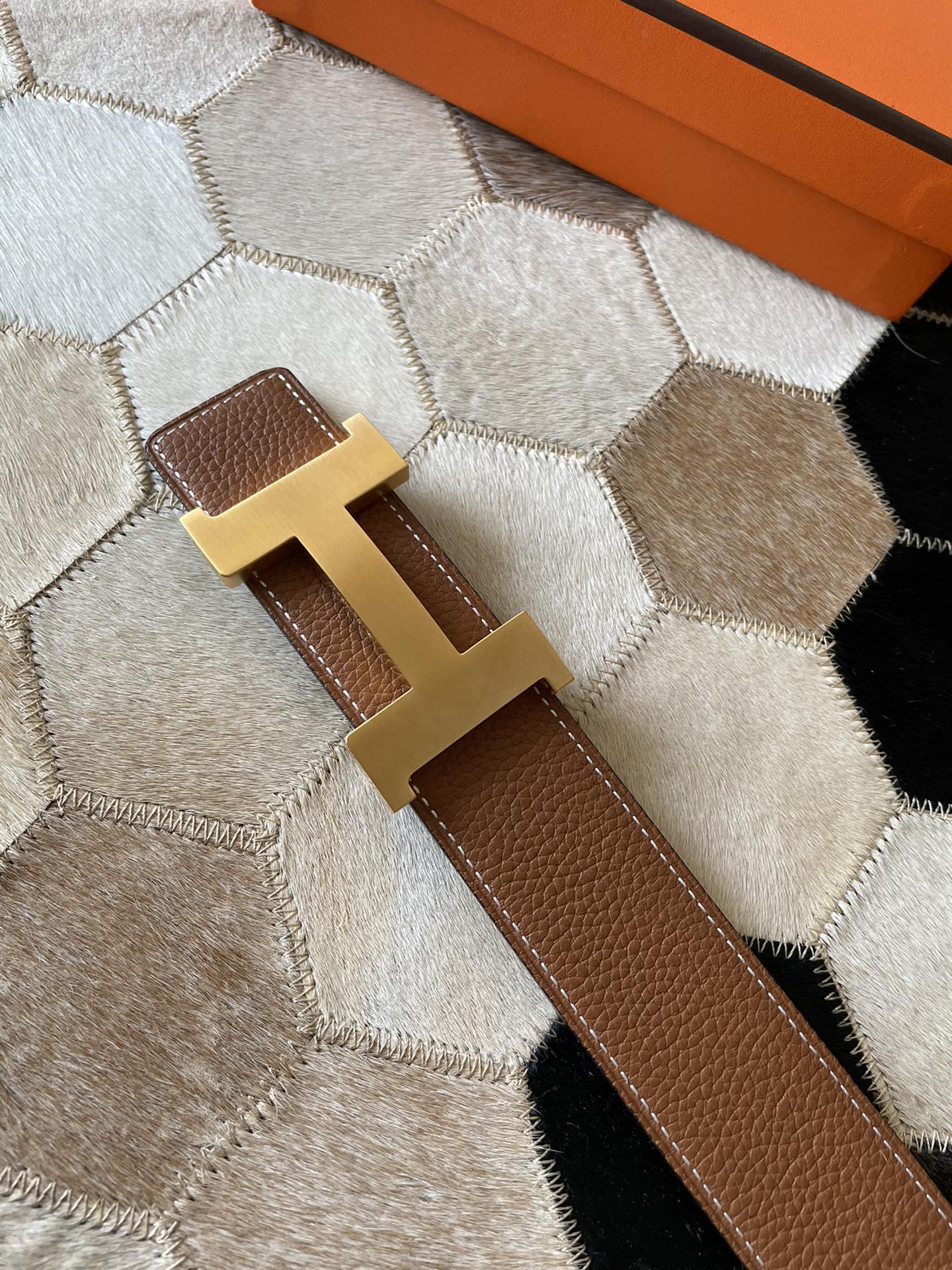 Hermès Male Basic Belt 38mm-s-m